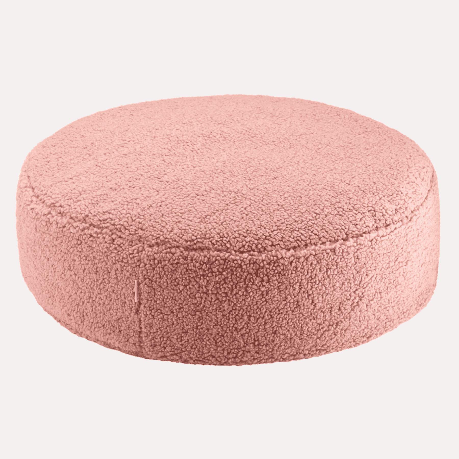 Sitzpouf rund aus Teddy: wigiwama Ottoman