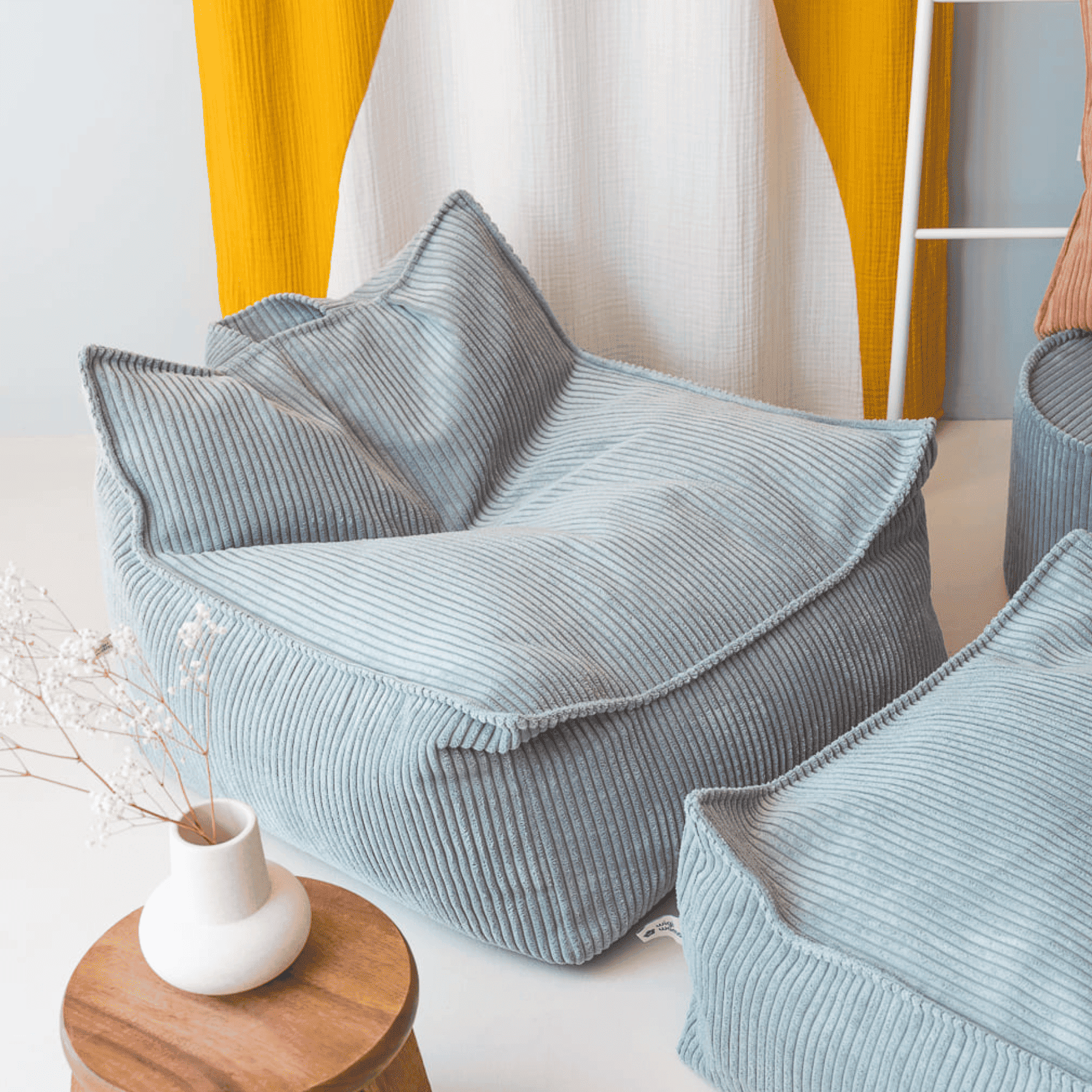 Kinder-Sitzsack Sessel aus Cord I wigiwama - LeoBabys