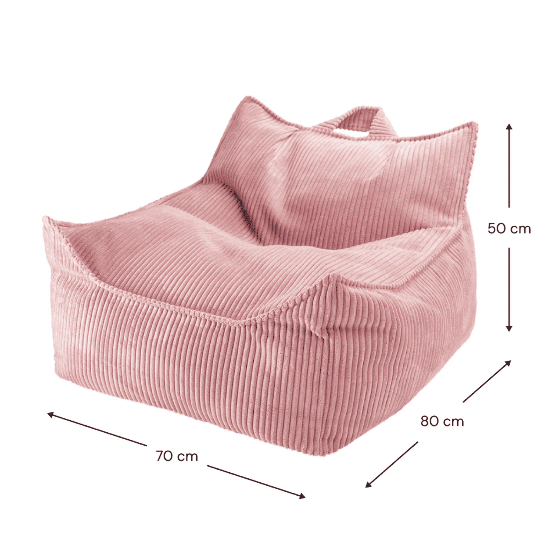 Kinder-Sitzsack Sessel aus Cord I wigiwama - LeoBabys