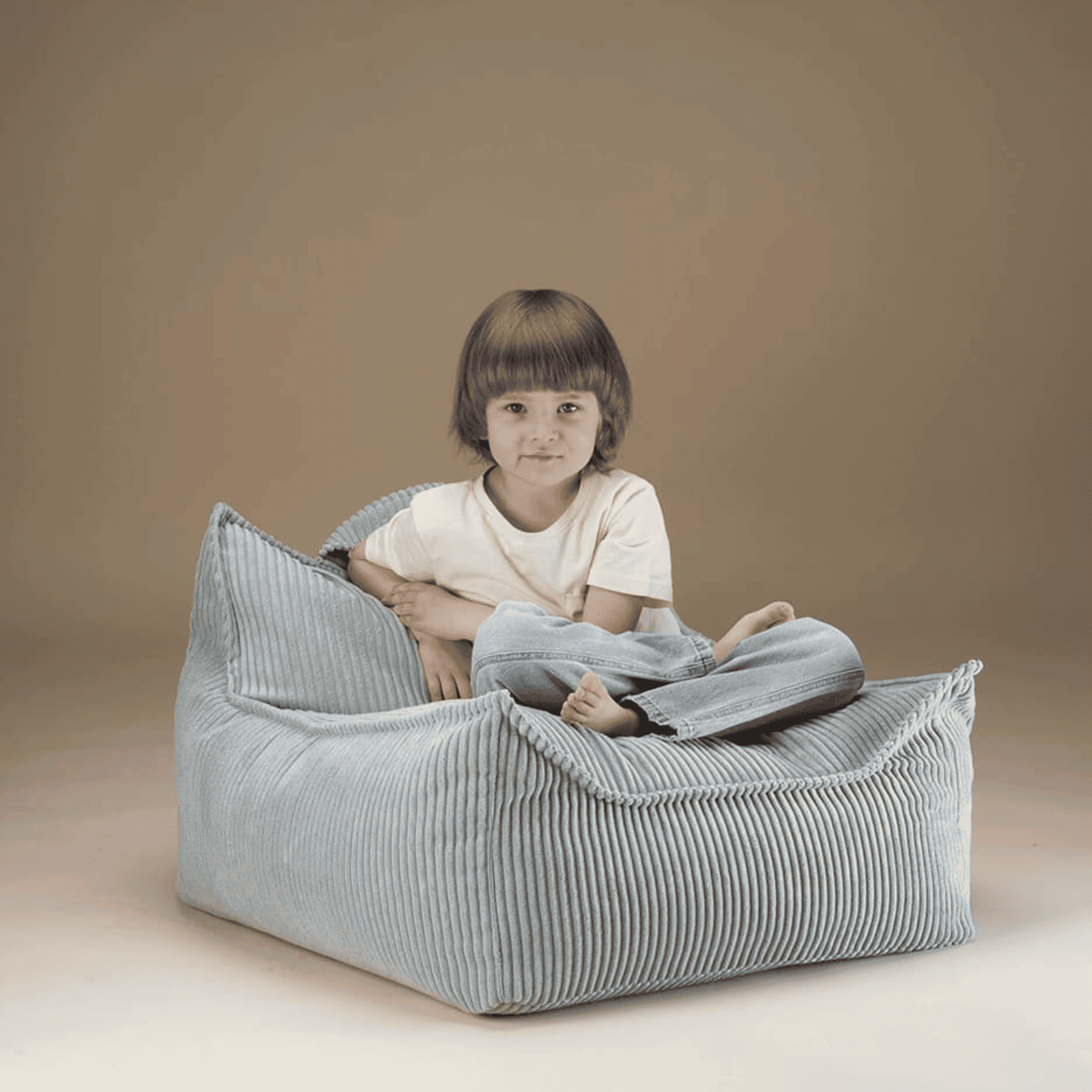 Kinder-Sitzsack Sessel aus Cord I wigiwama - LeoBabys