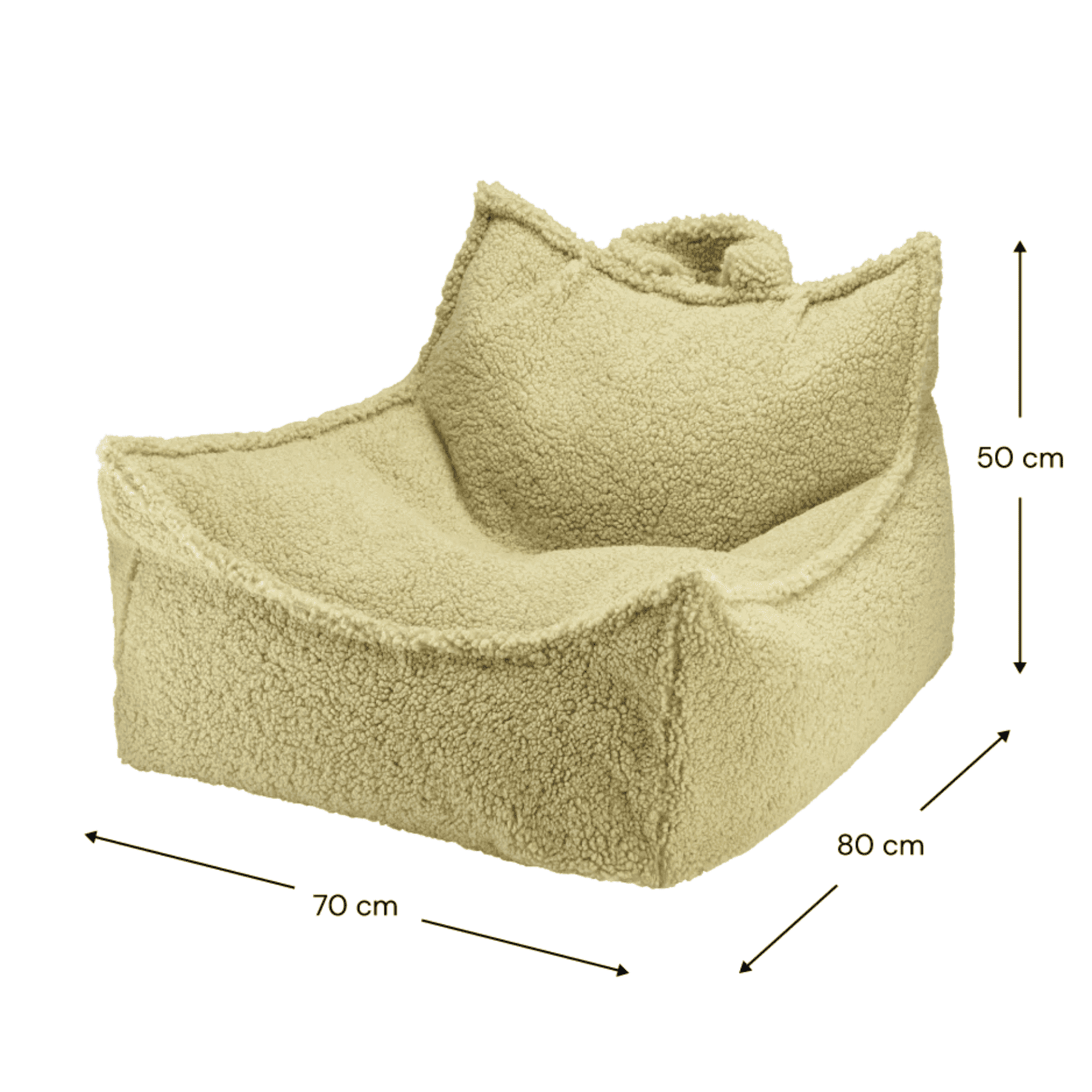 Kinder-Sitzsack Sessel aus Teddy I wigiwama - LeoBabys