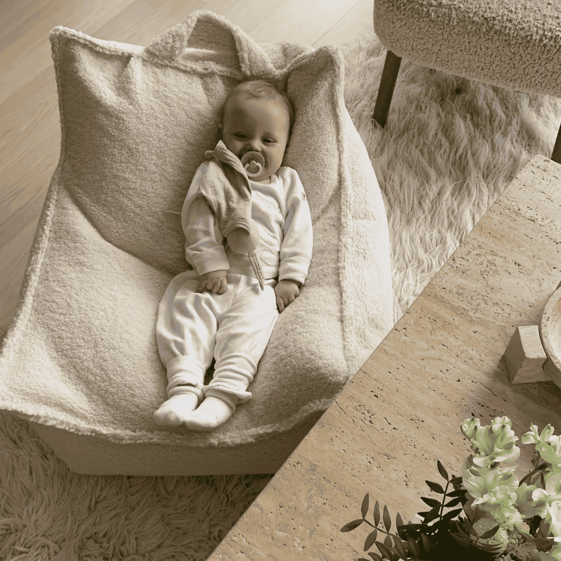 Kinder-Sitzsack Sessel aus Teddy I wigiwama - LeoBabys