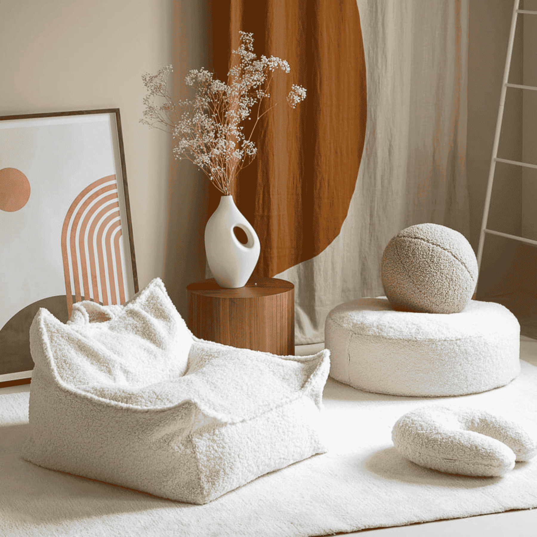 Kinder-Sitzsack Sessel aus Teddy I wigiwama - LeoBabys
