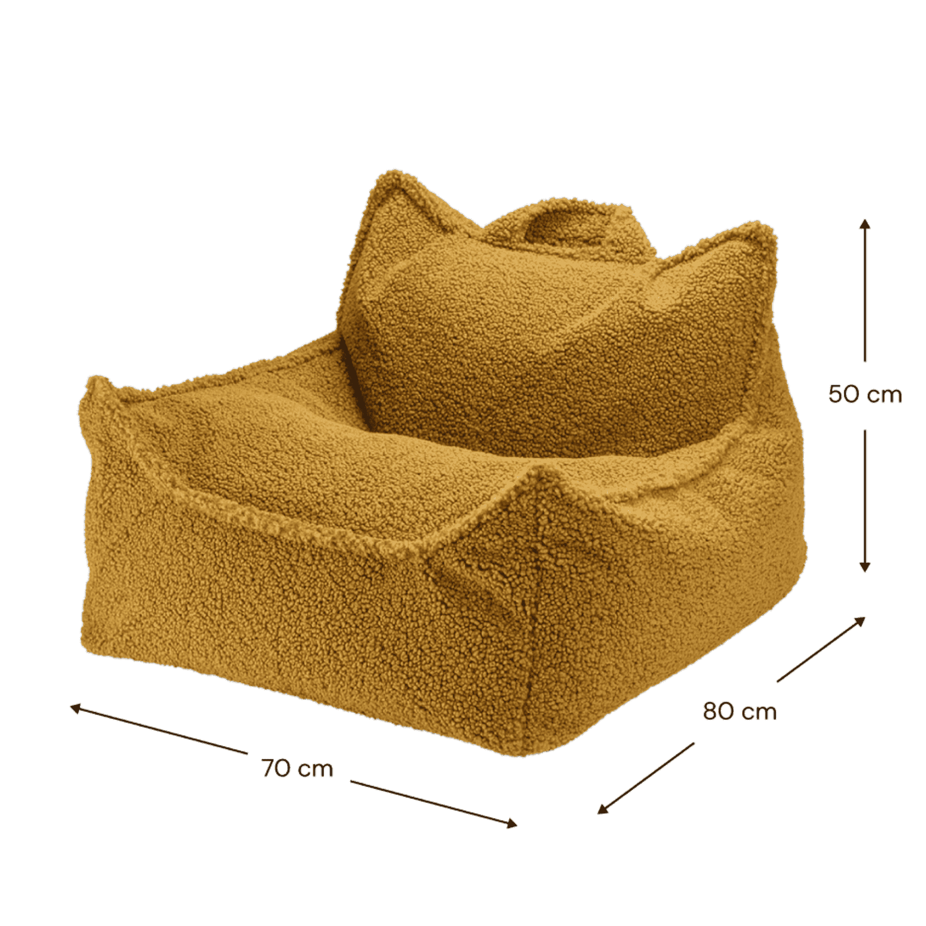 Kinder-Sitzsack Sessel aus Teddy I wigiwama - LeoBabys