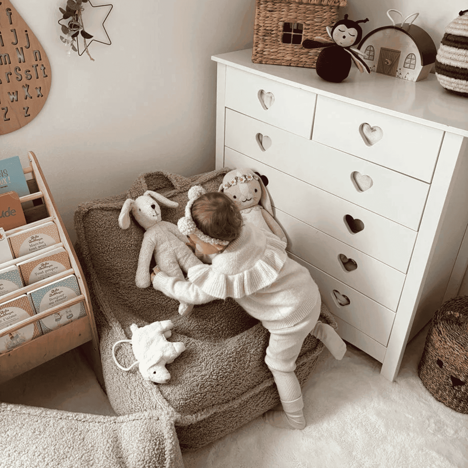 Kinder-Sitzsack Sessel aus Teddy I wigiwama - LeoBabys