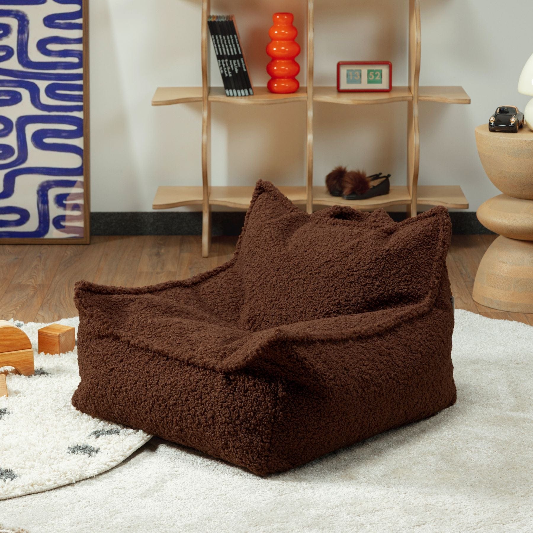 Kinder-Sitzsack Sessel aus Teddy I wigiwama - LeoBabys