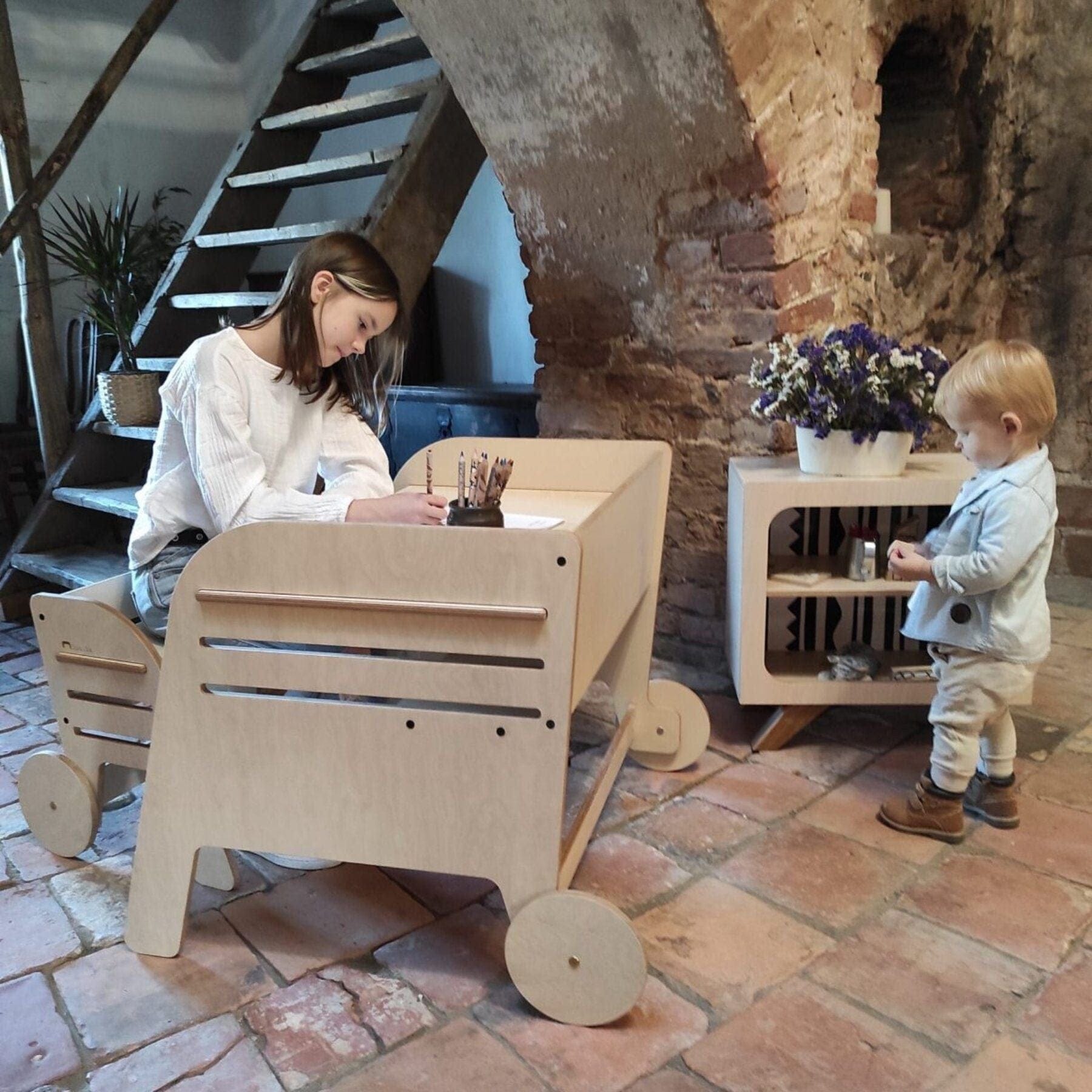 Kinderschreibtisch Höhenverstellbar Stuhl - LeoBabys