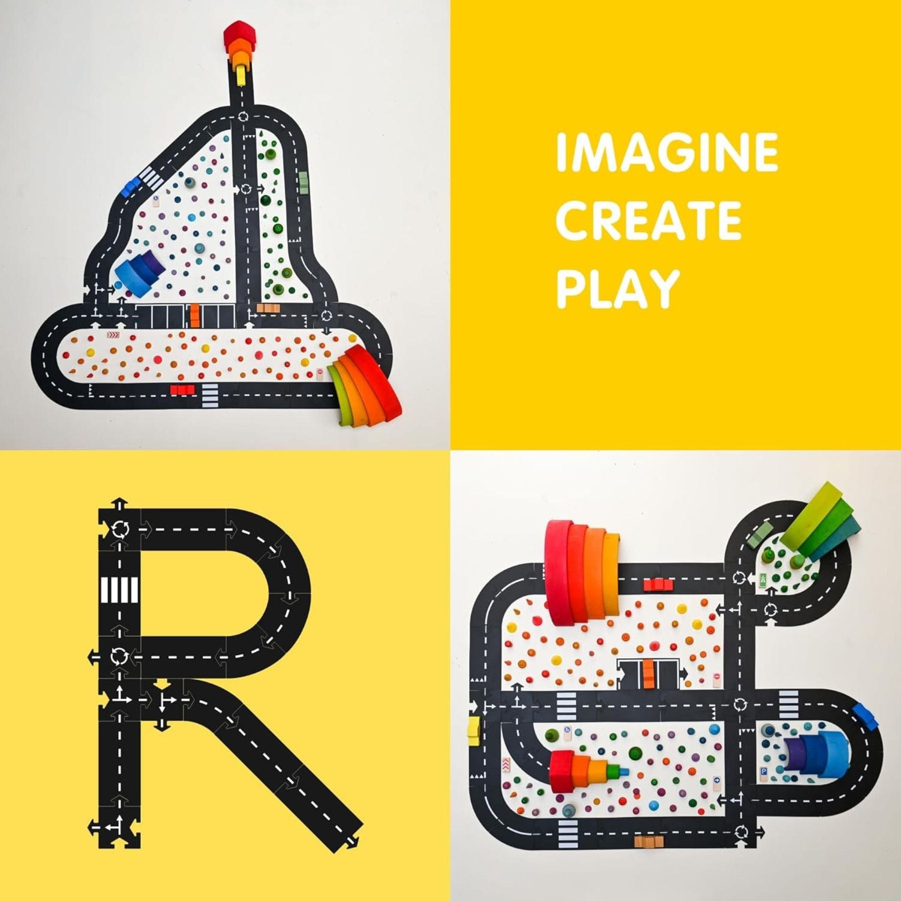 King of the Road - Flexible Spielstraße | 40 Teile | waytoplay