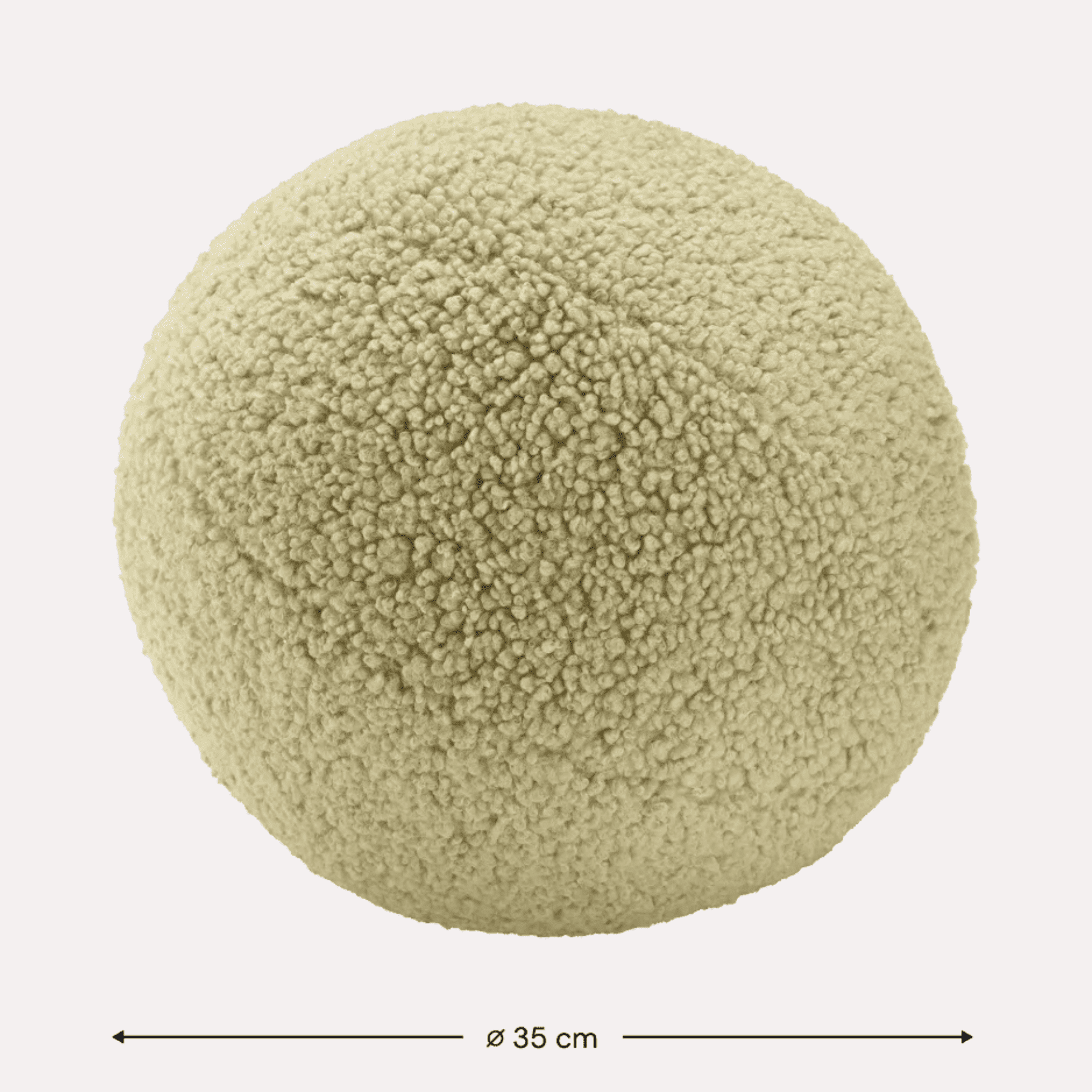 Kissen Ball aus Teddy Polster I wigiwama - LeoBabys