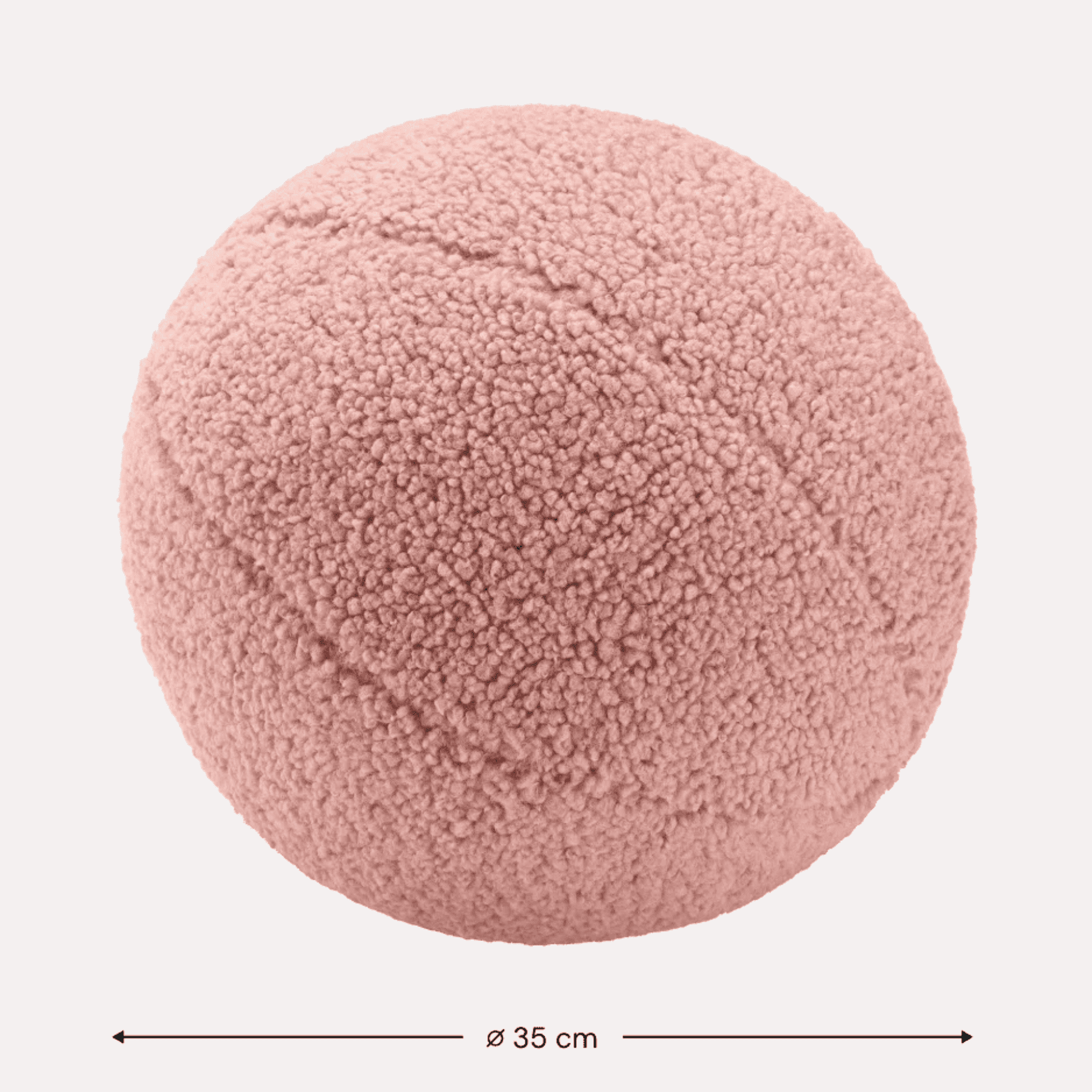 Kissen Ball aus Teddy Polster I wigiwama - LeoBabys