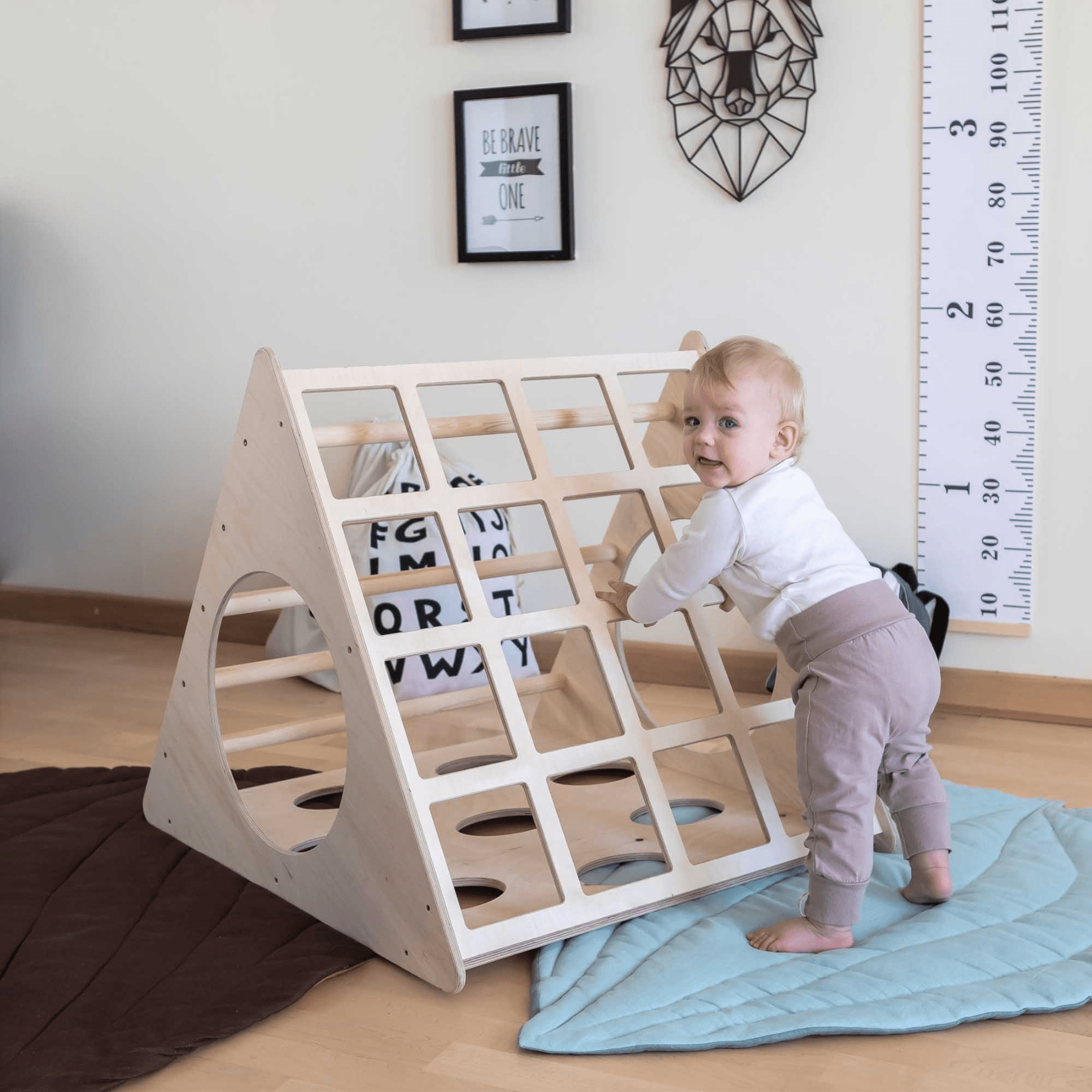Kletterdreieck Pikler Dreieck Vier Seiten - LeoBabys