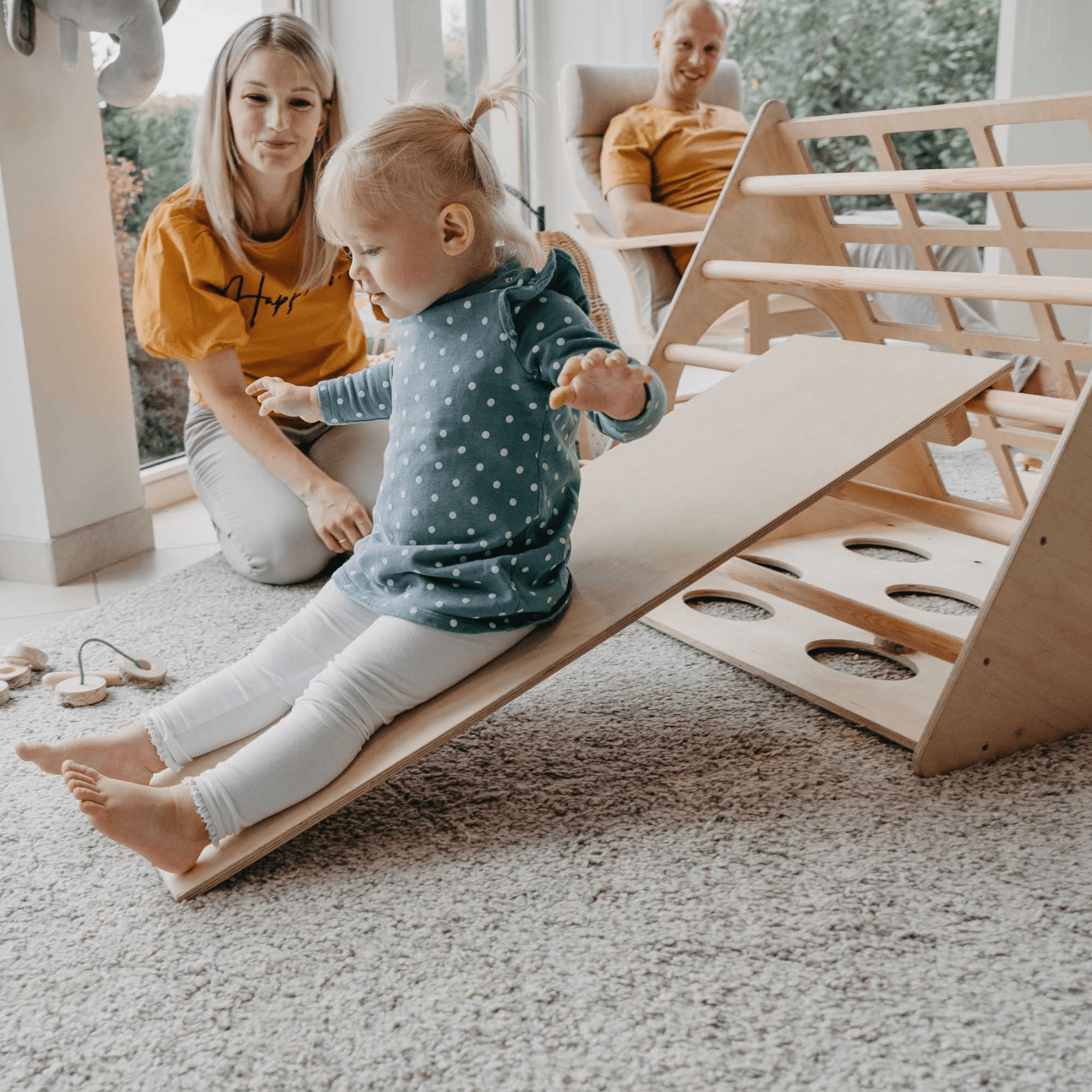 Kletterdreieck Pikler Dreieck Vier Seiten - LeoBabys