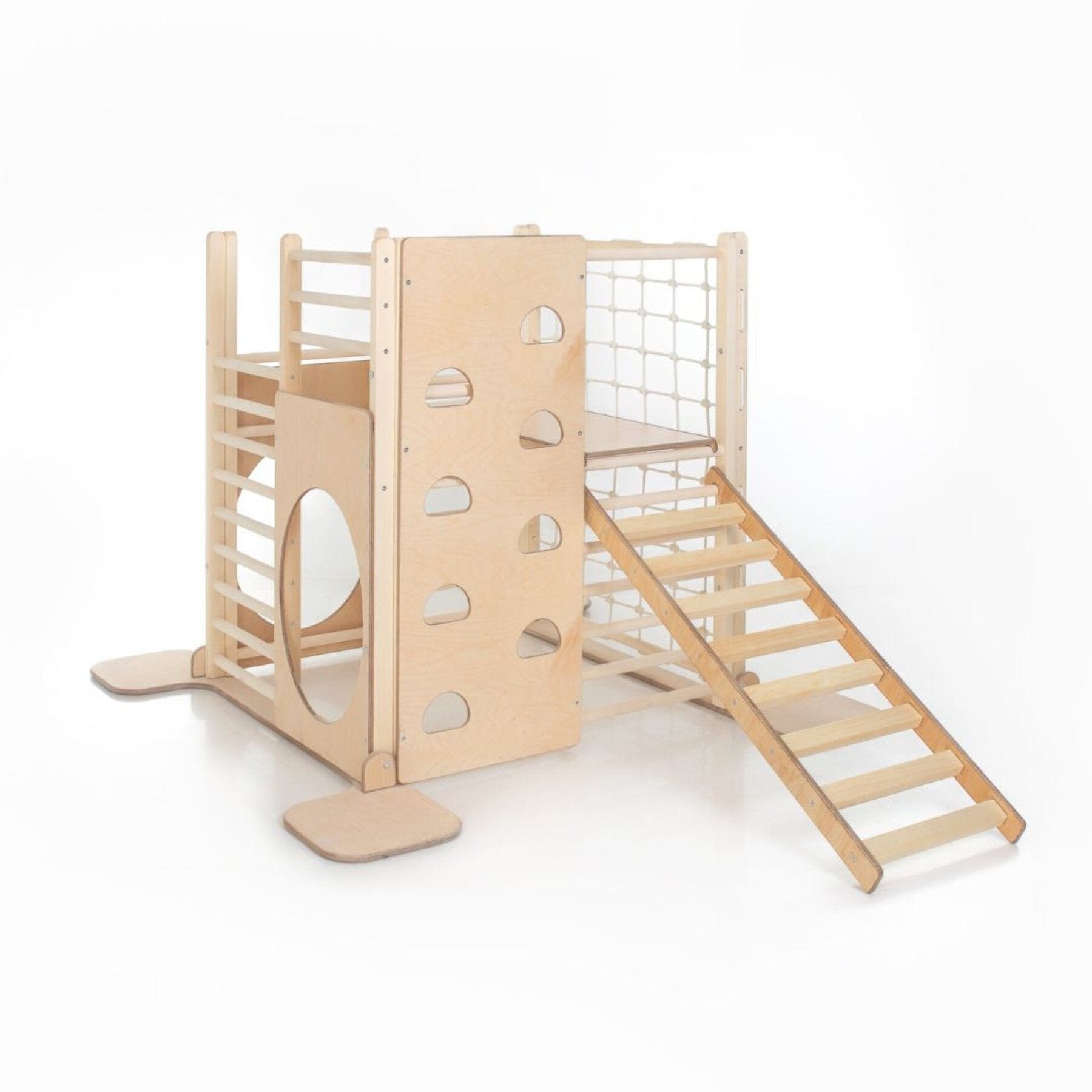 Klettergerüst Spielturm Holz XXL - LeoBabys