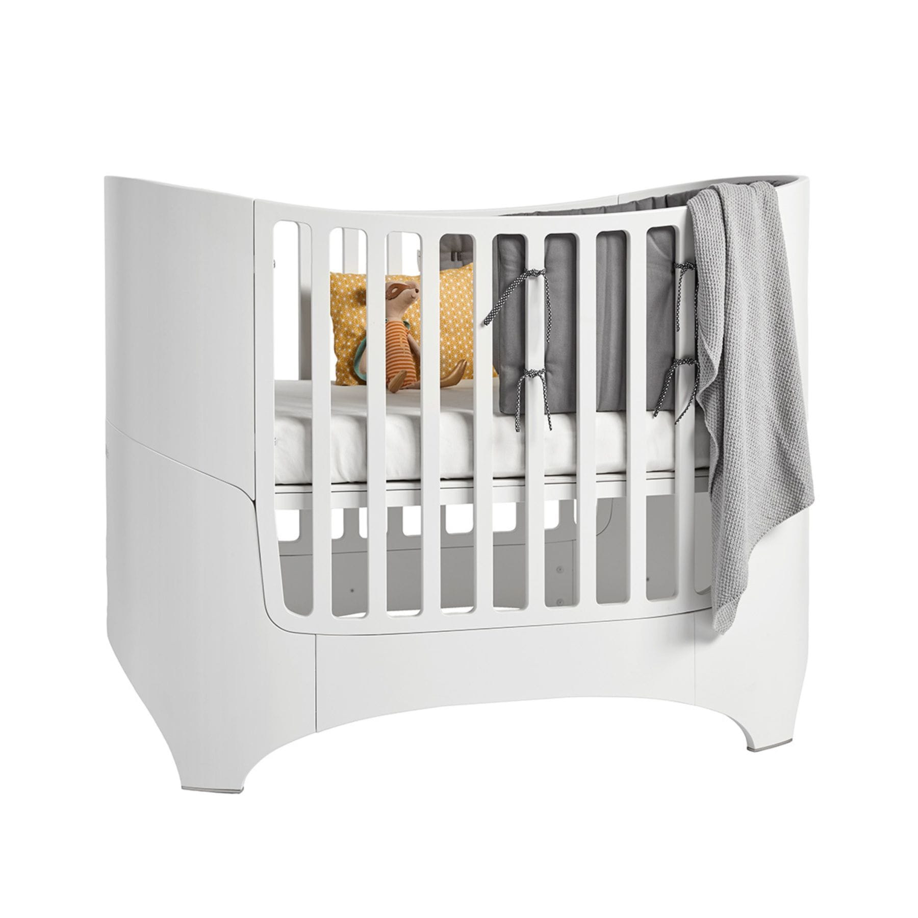 Leander Classic Babybett 0-3 Jahre - Mitwachsend aus Massivholz | Dänisches Design