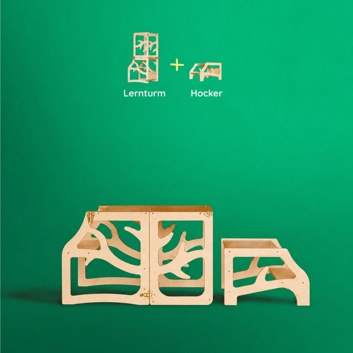 Learning Tower Lernturm für Kinder Montessori Mehrzweck Lernturm wandelbarer aus Holz