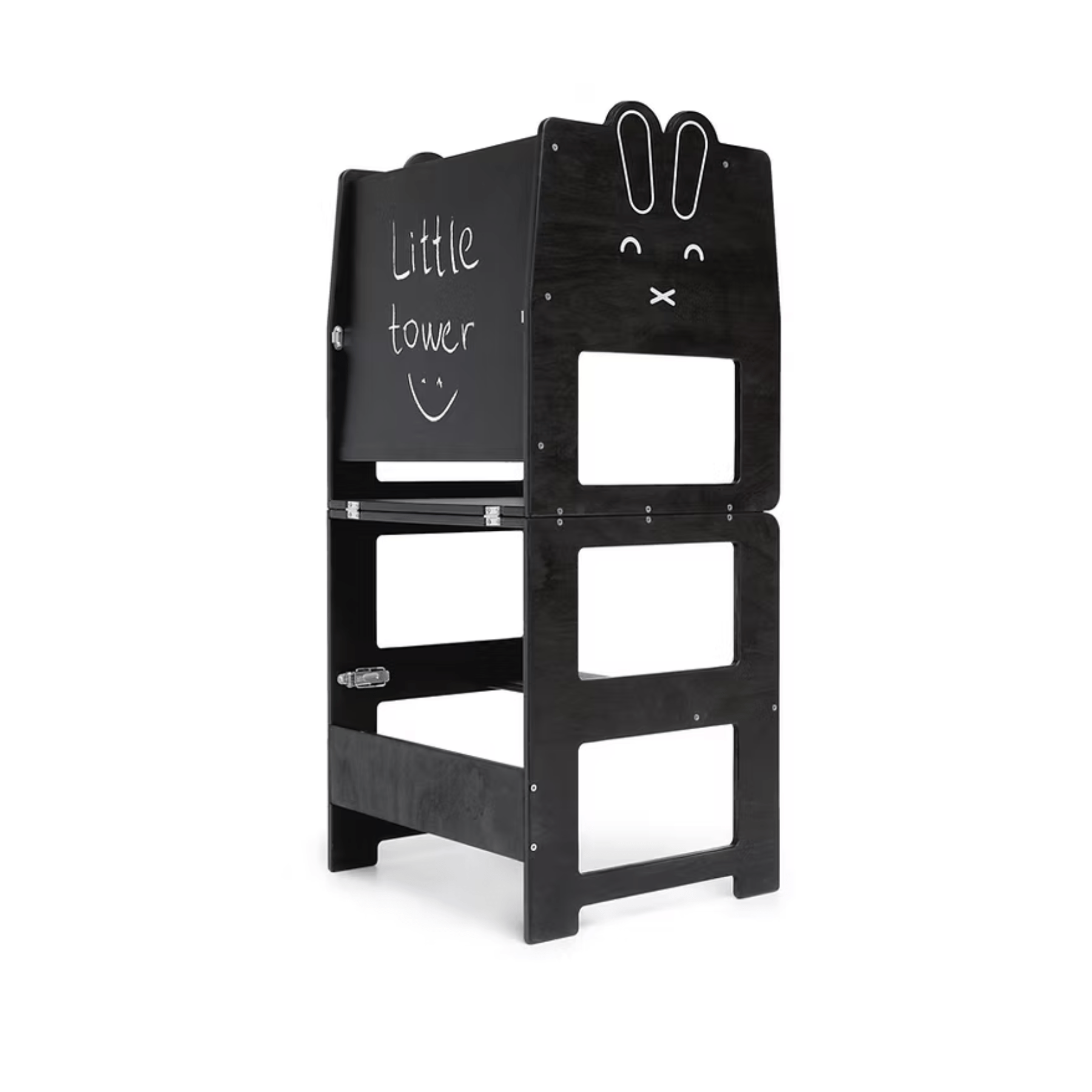 Lernturm wandelbarer mit Schreibtafel Design Hase - LeoBabys