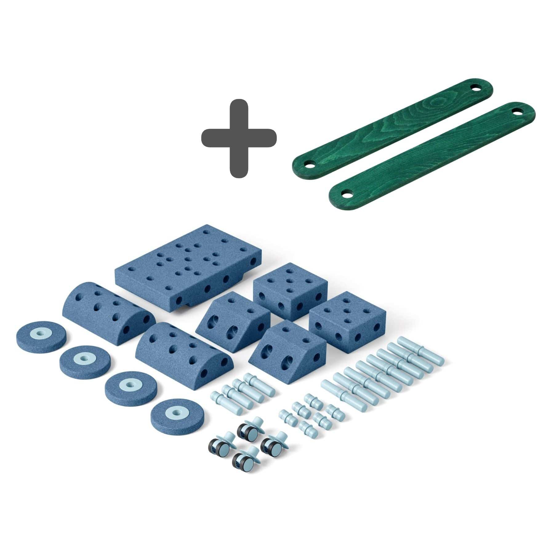 MODU® Dreamer Set Bundle – Konstruktionsspielzeug inkl. 2× Balance Beams (Gratis) - LeoBabys