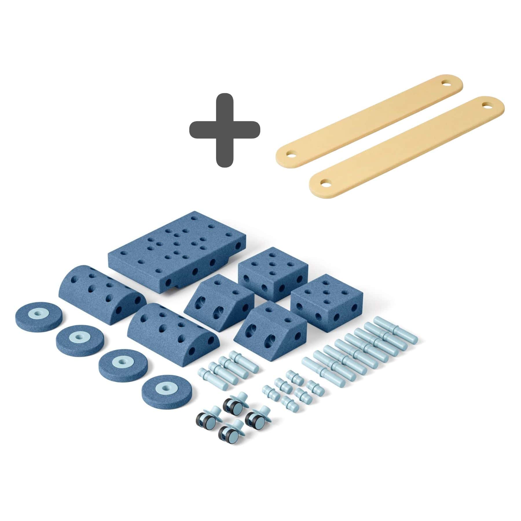 MODU® Dreamer Set Bundle – Konstruktionsspielzeug inkl. 2× Balance Beams (Gratis) - LeoBabys