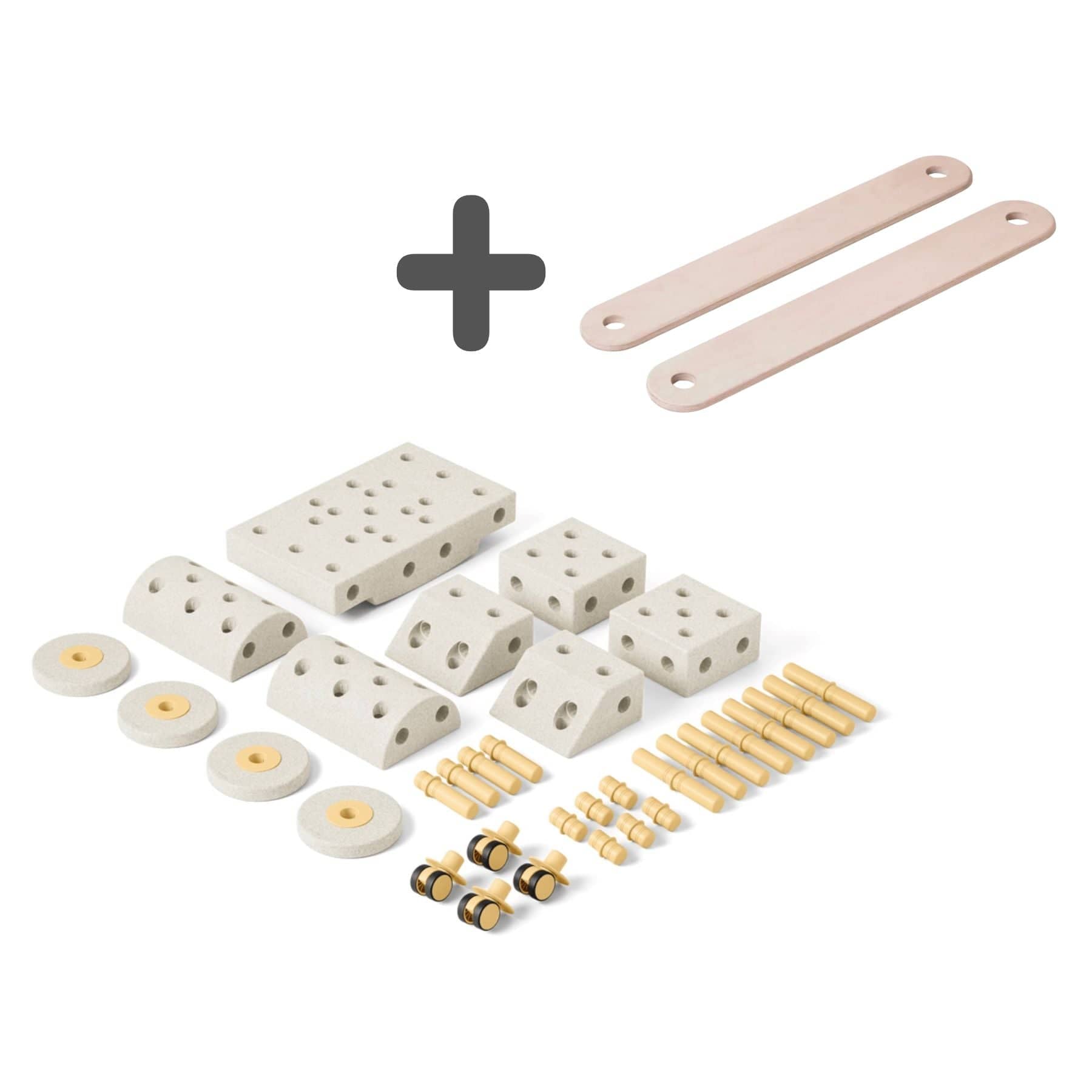 MODU® Dreamer Set Bundle – Konstruktionsspielzeug inkl. 2× Balance Beams (Gratis) - LeoBabys