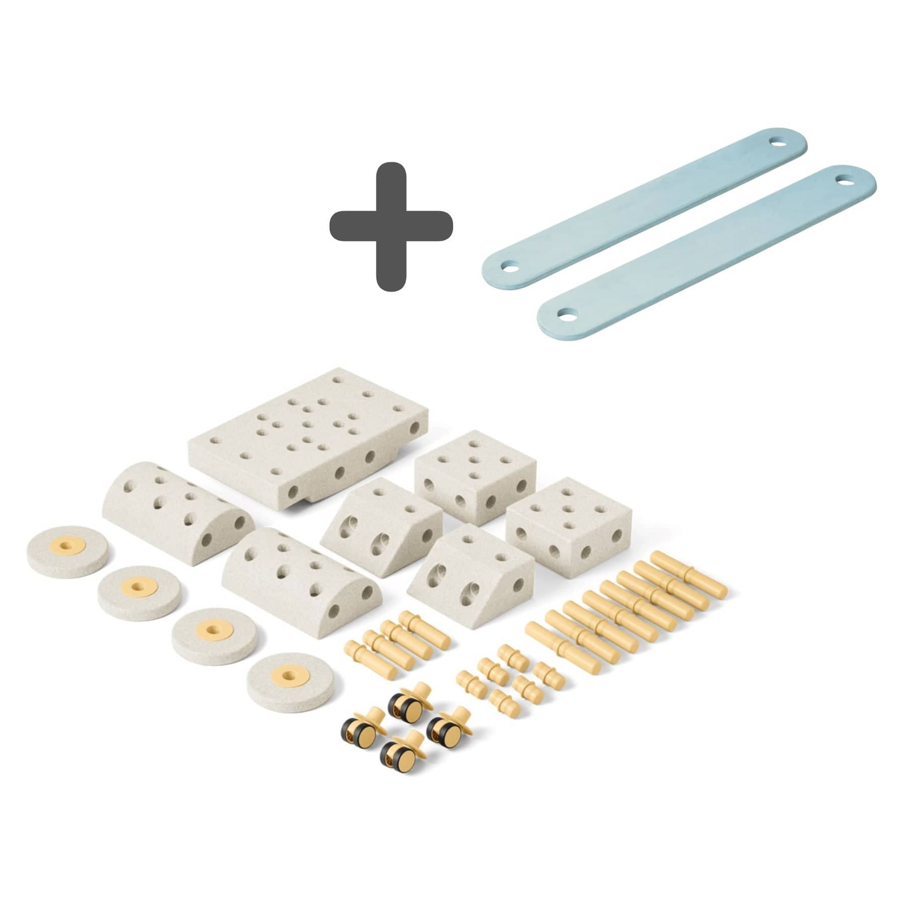 MODU® Dreamer Set Bundle – Konstruktionsspielzeug inkl. 2× Balance Beams (Gratis) - LeoBabys