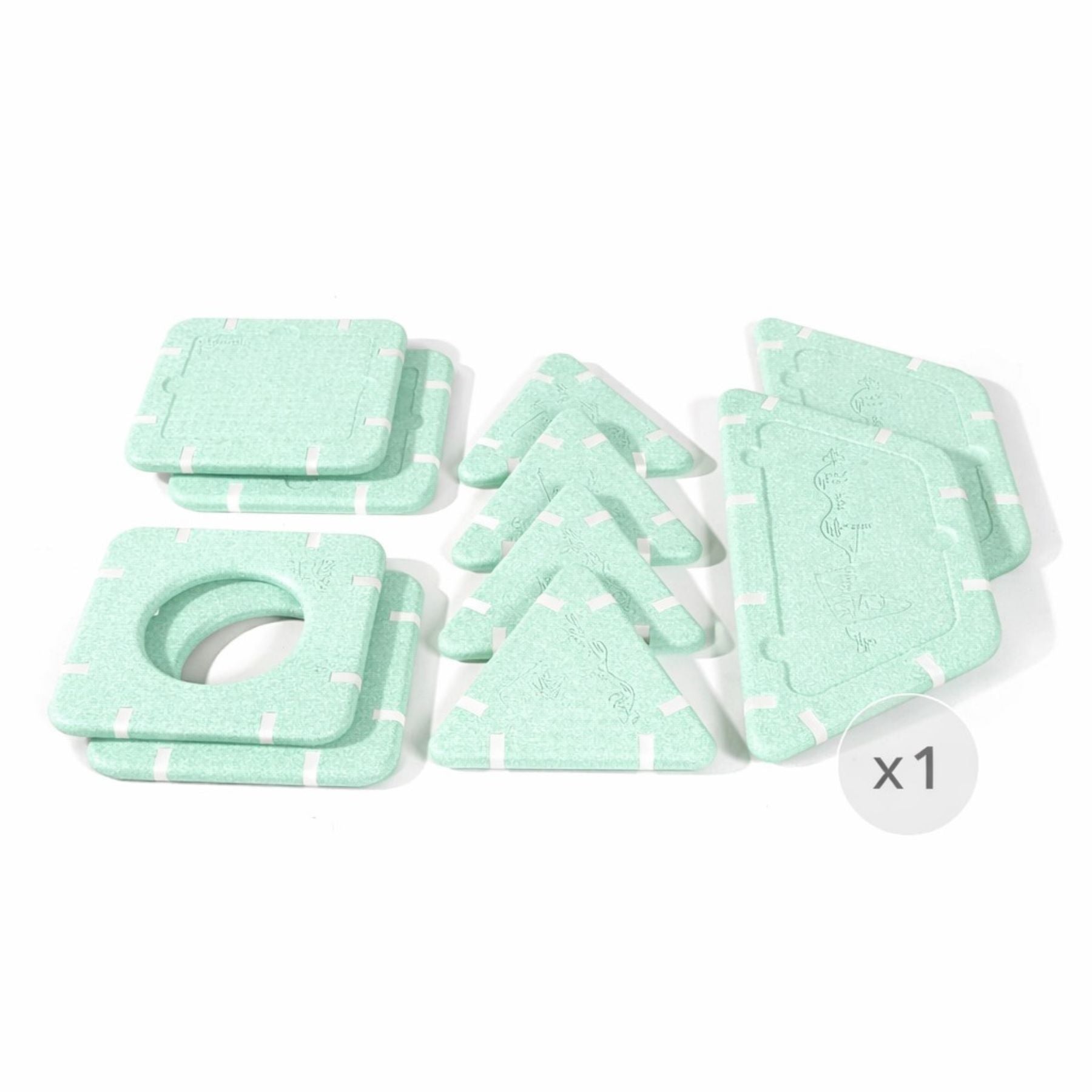 Magnetische Riesenbausteine – 10-teiliges Erweiterungsset - LeoBabys