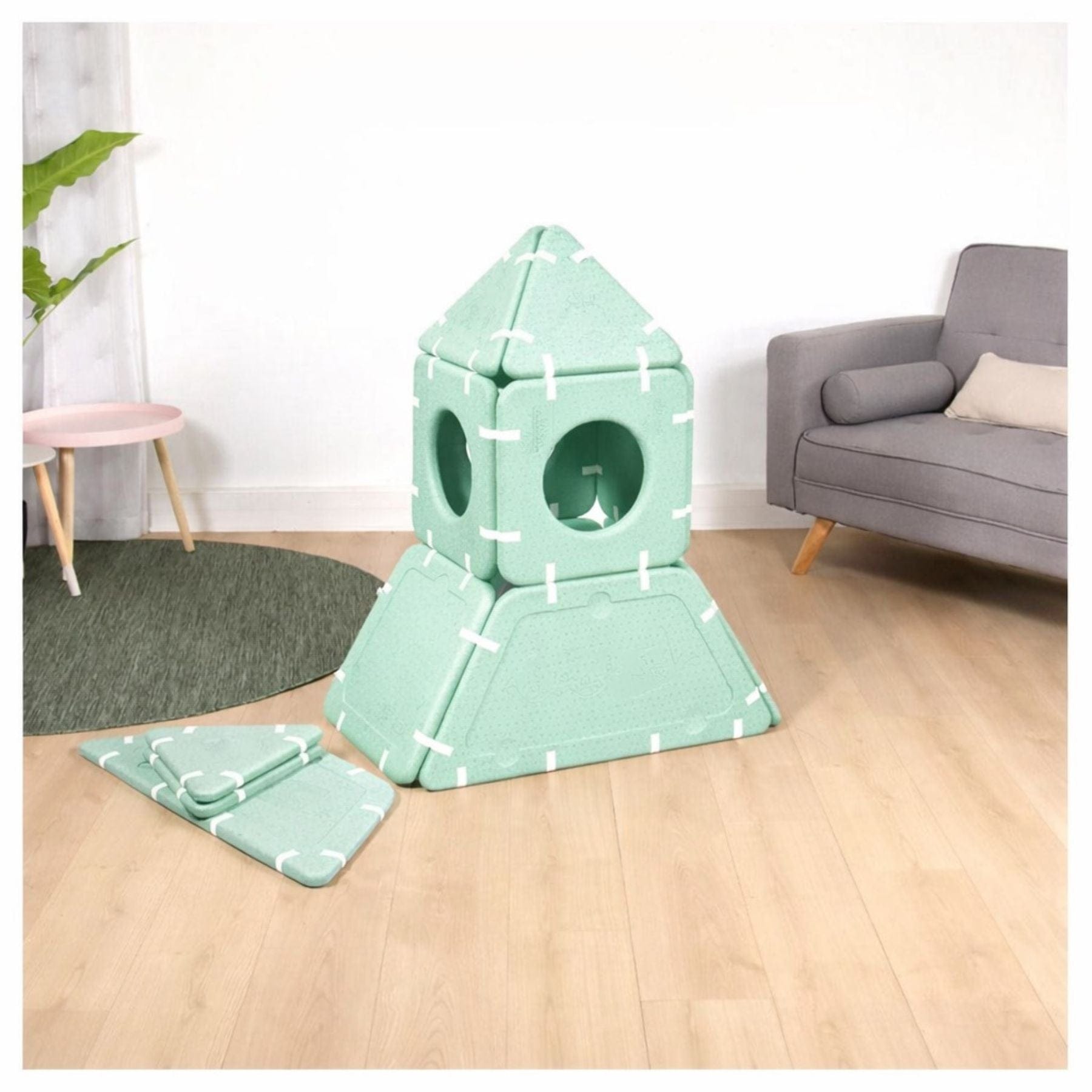 Magnetische Riesenbausteine – Magnetbaukasten-Set 15-teilig - LeoBabys