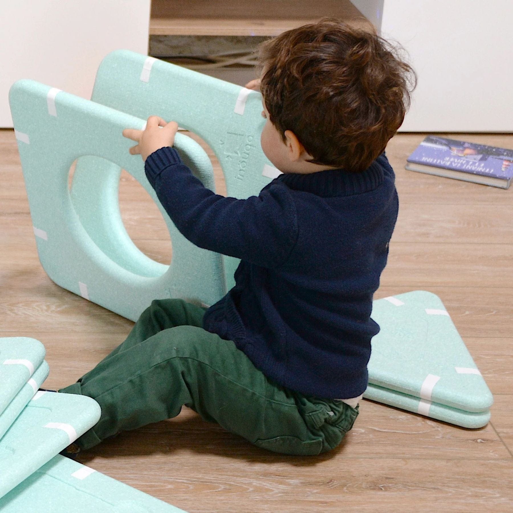 Magnetische Riesenbausteine – Magnetbaukasten-Set 15-teilig - LeoBabys