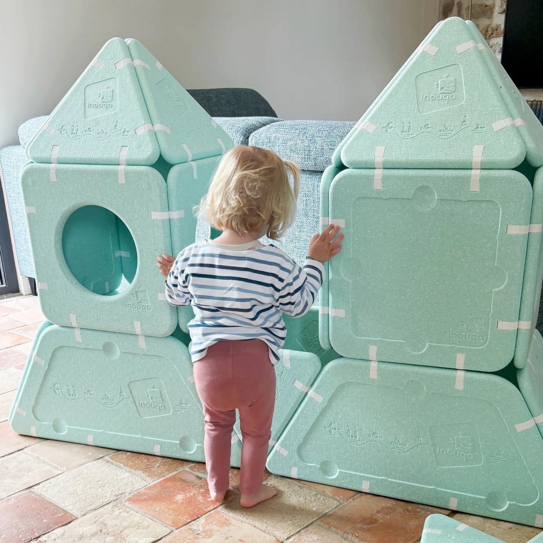 Magnetische Riesenbausteine - Magnetbaukasten-Set 20-teilig - LeoBabys