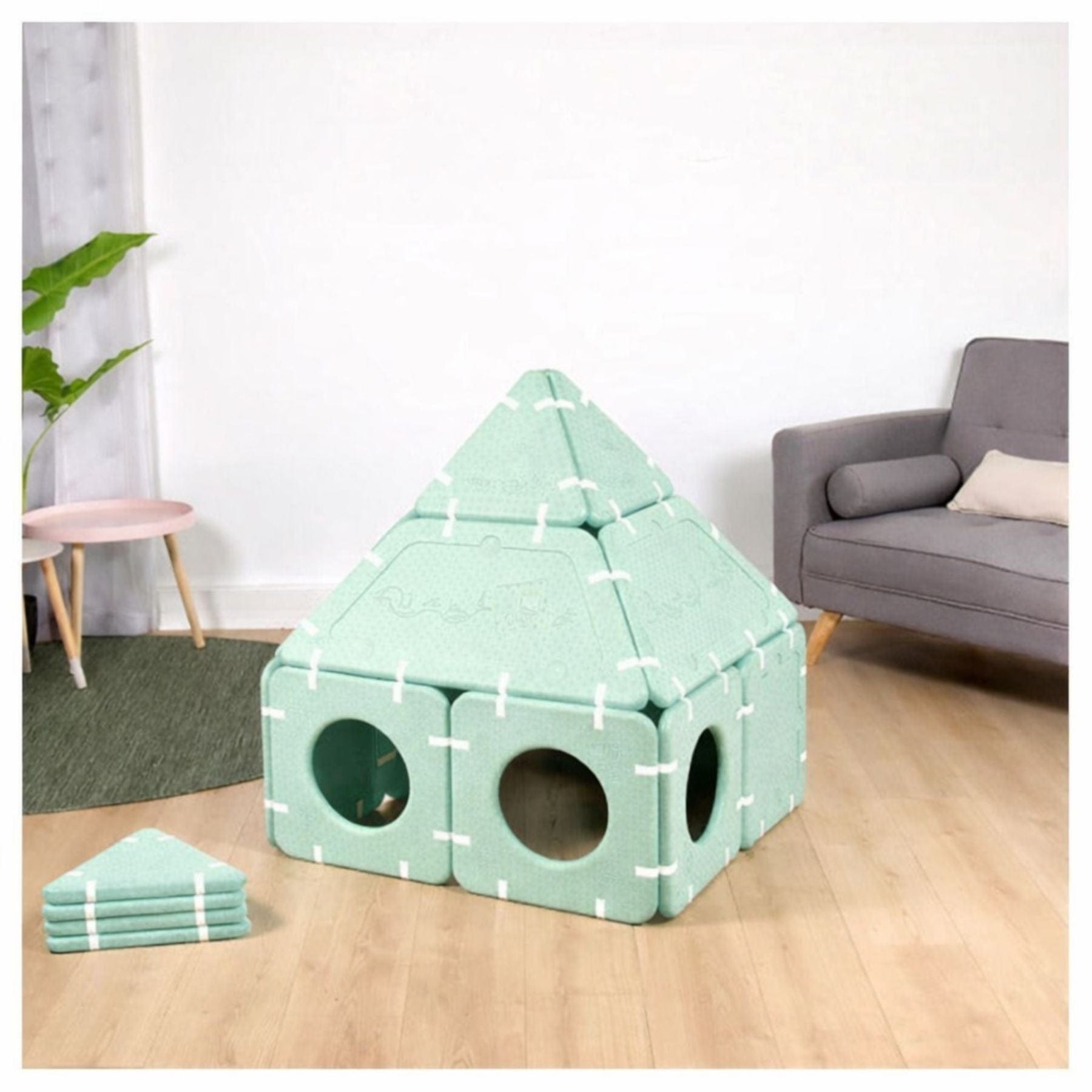 Magnetische Riesenbausteine - Magnetbaukasten-Set 20-teilig - LeoBabys