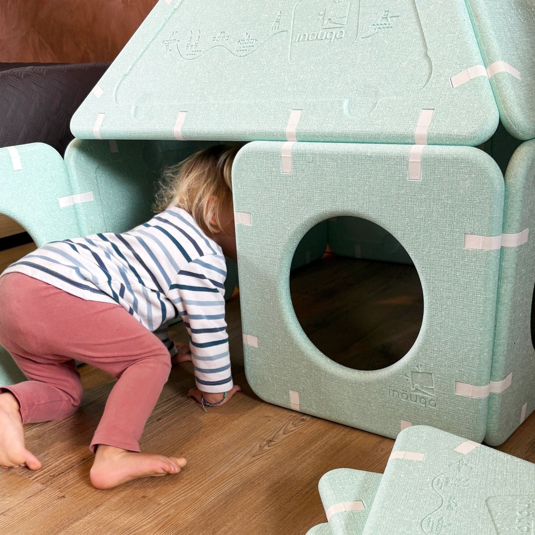 Magnetische Riesenbausteine - Magnetbaukasten-Set 20-teilig - LeoBabys