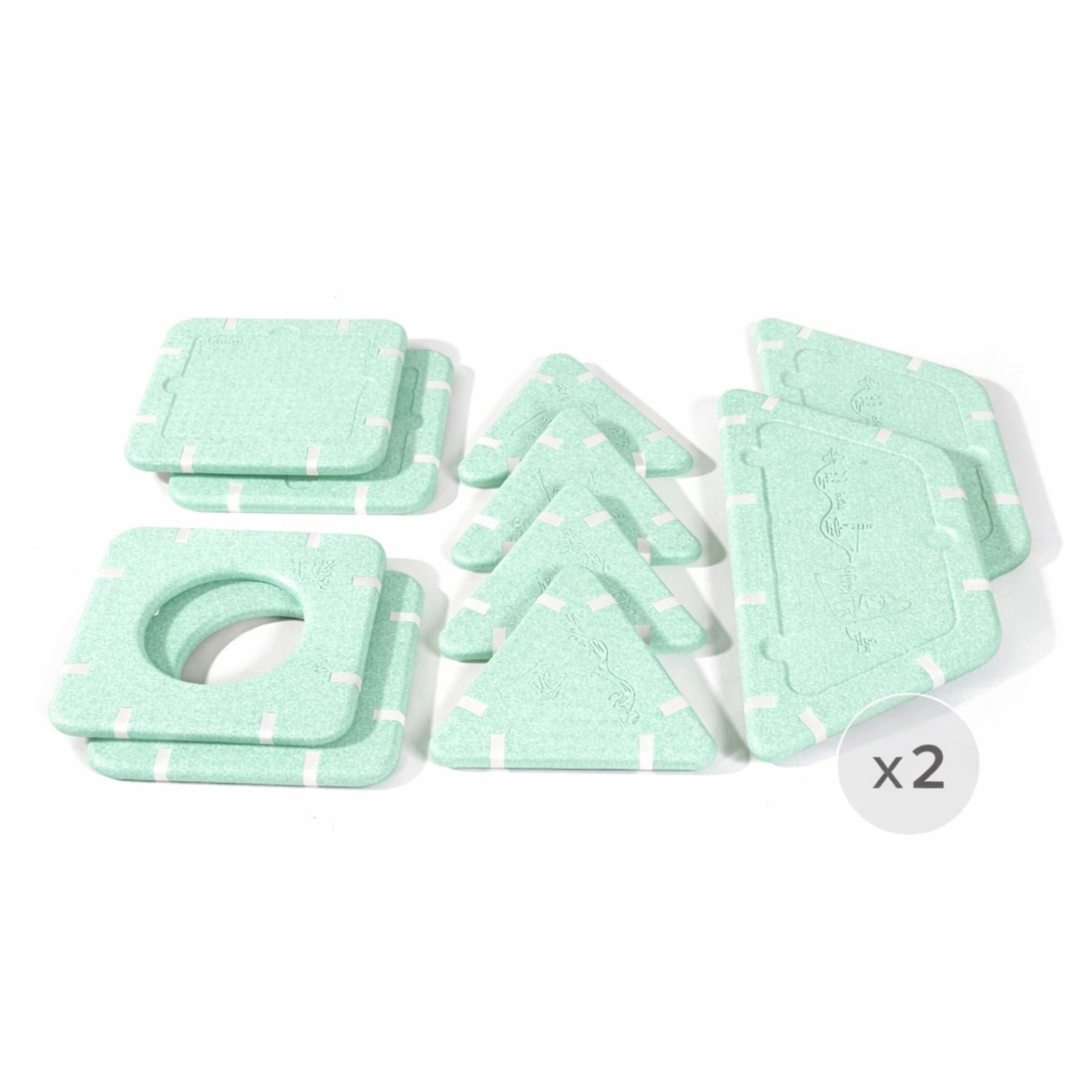 Magnetische Riesenbausteine - Magnetbaukasten-Set 20-teilig - LeoBabys