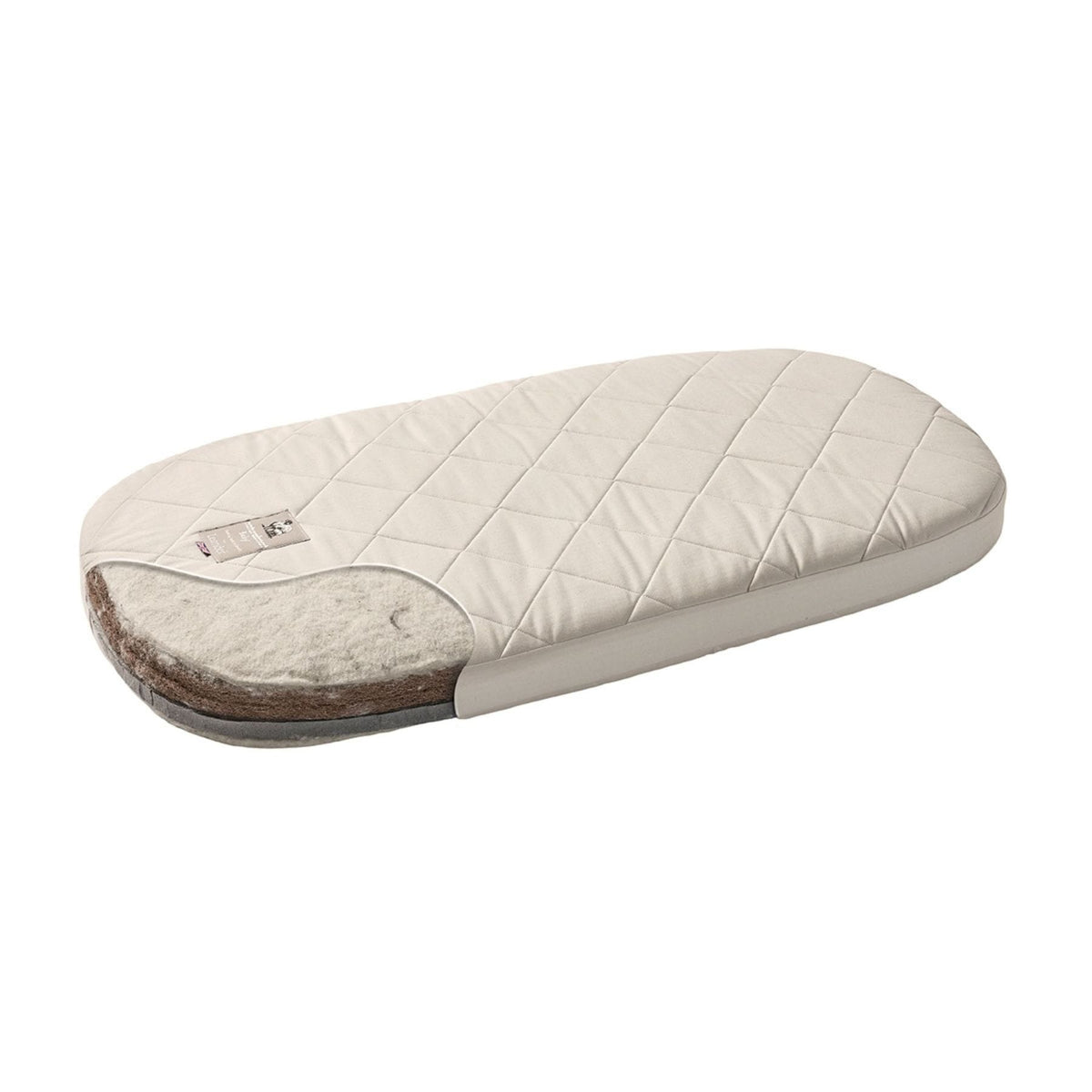 Leander Matratze Natural für das ovale Classic Babybett