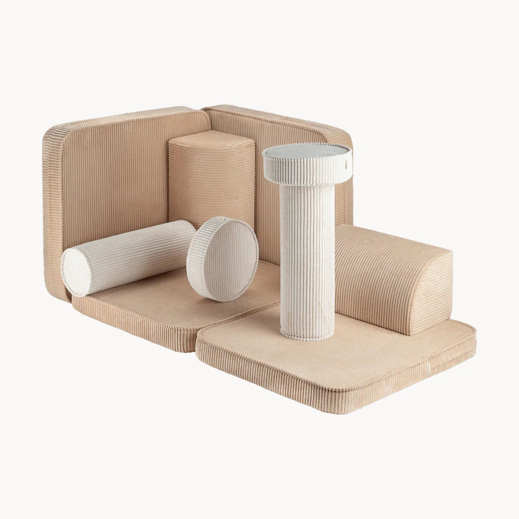 Modulares Kinder-Spielsofa Kindersofa aus Cord I wigiwama - LeoBabys