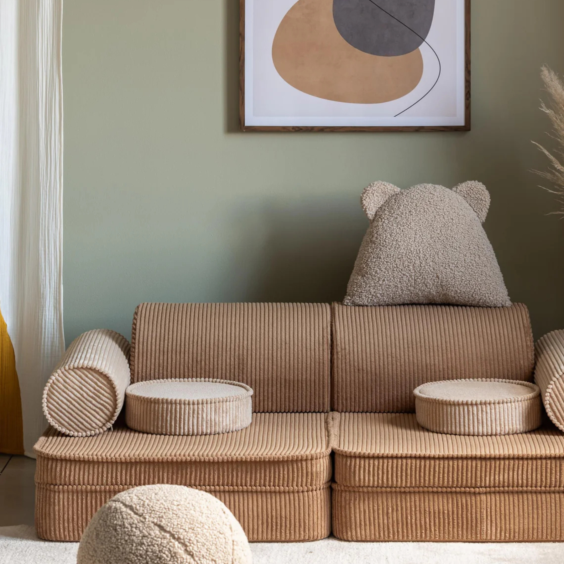 Modulares Kinder-Spielsofa Kindersofa aus Cord I wigiwama - LeoBabys