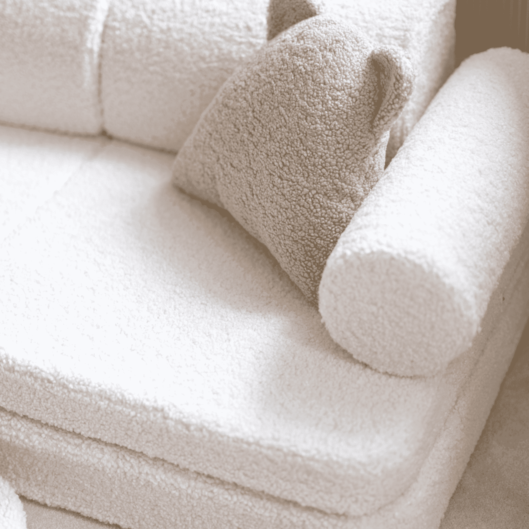 Modulares Kinder-Spielsofa Kindersofa aus Teddy I wigiwama - LeoBabys