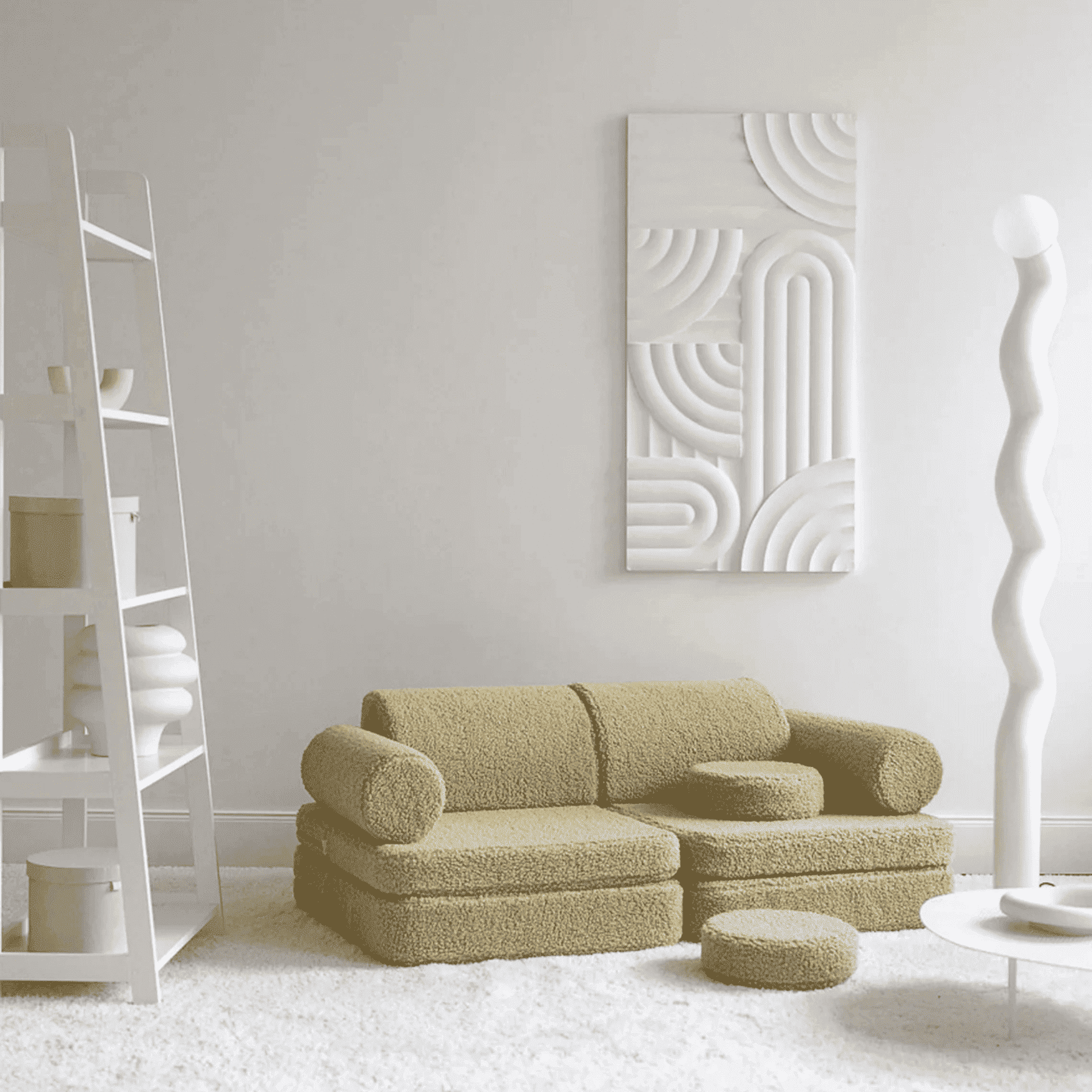 Modulares Kinder-Spielsofa Kindersofa aus Teddy I wigiwama - LeoBabys