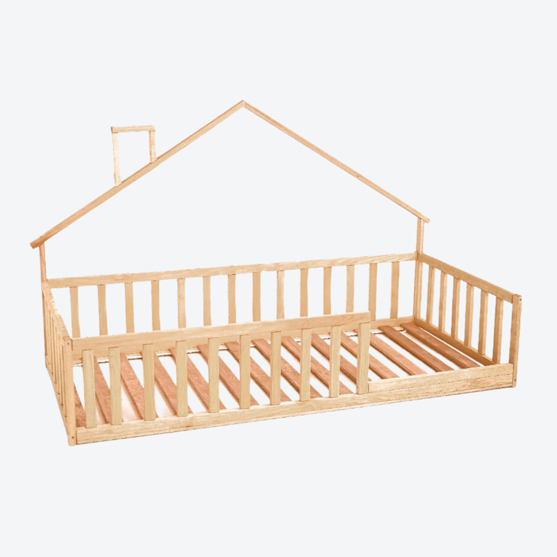 Hausbett Bodenbett Montessori Kinderbett - LeoBabys