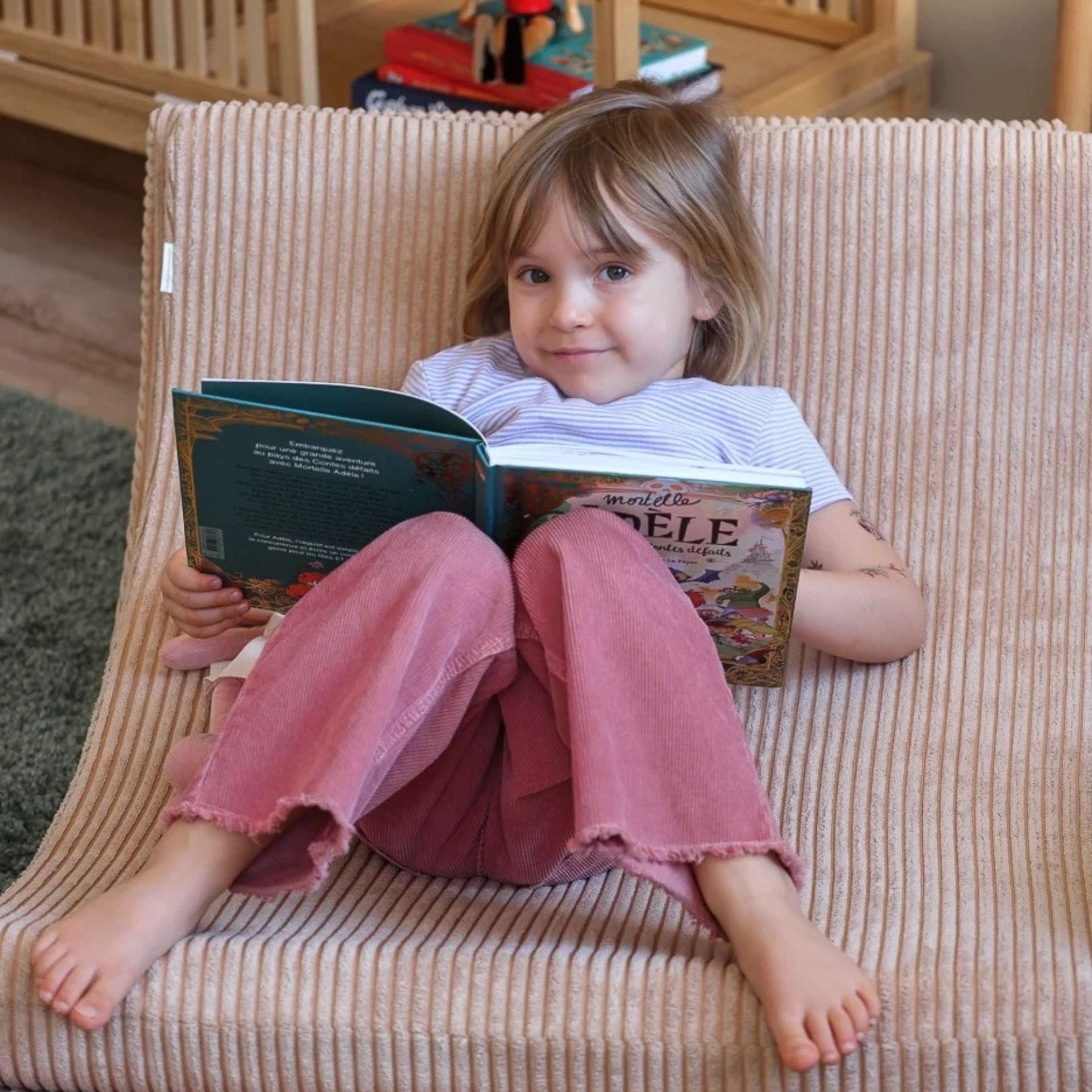 Moon Kindersessel I Wigiwama Mondstuhl – modularer Kinder-Sessel I Cord - LeoBabys