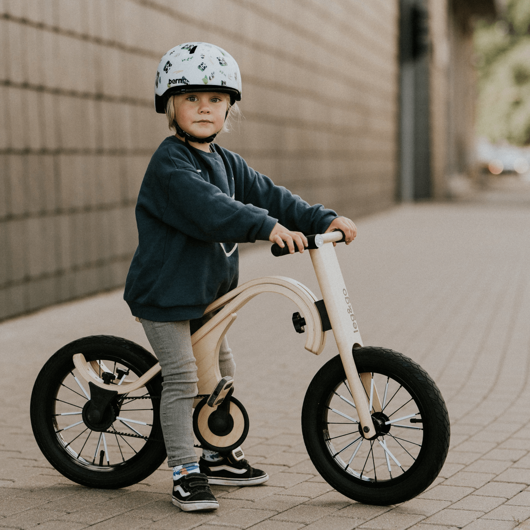 Leg&Go 3in1 Laufrad + Pedale | Holz