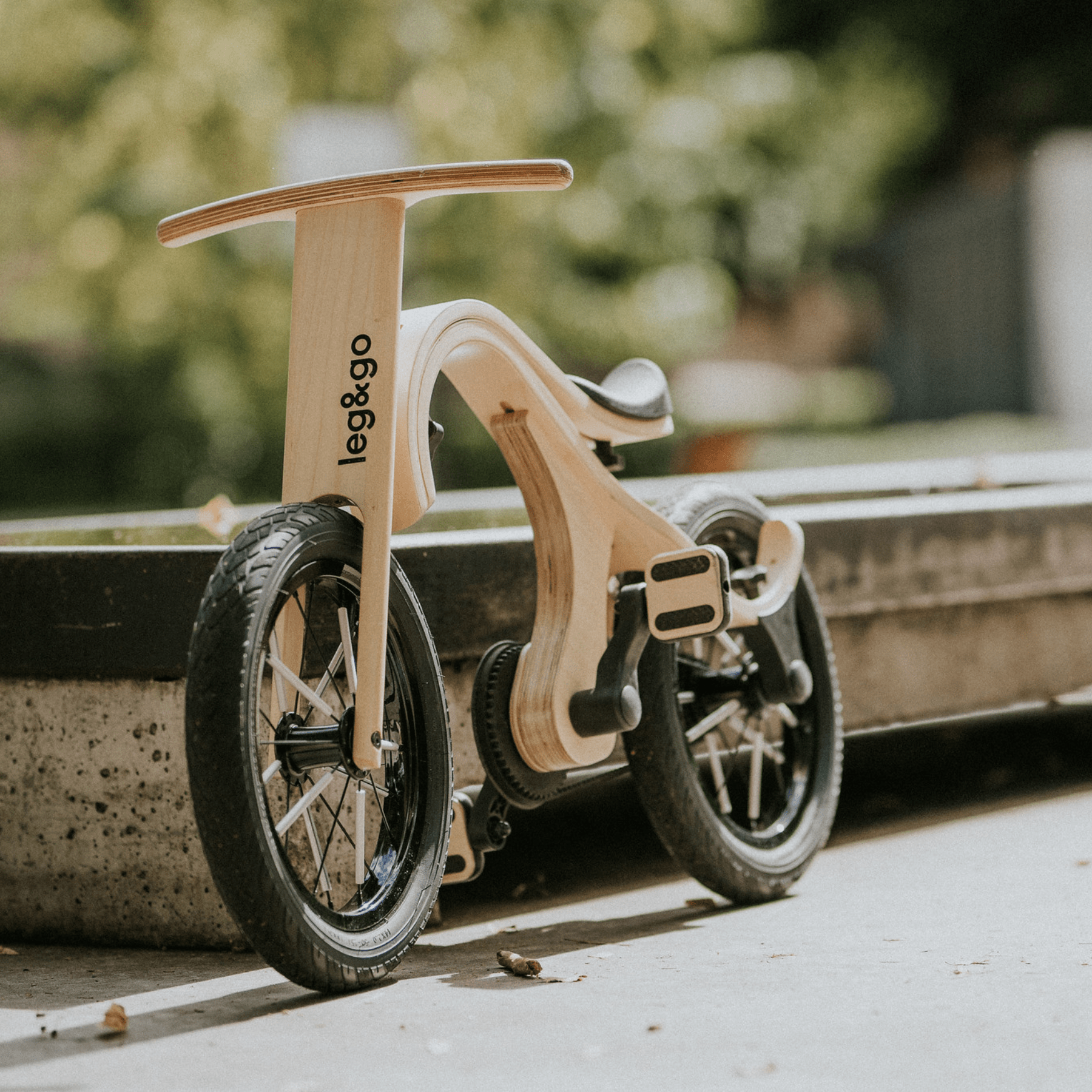 Leg&Go 3in1 Laufrad + Pedale | Holz