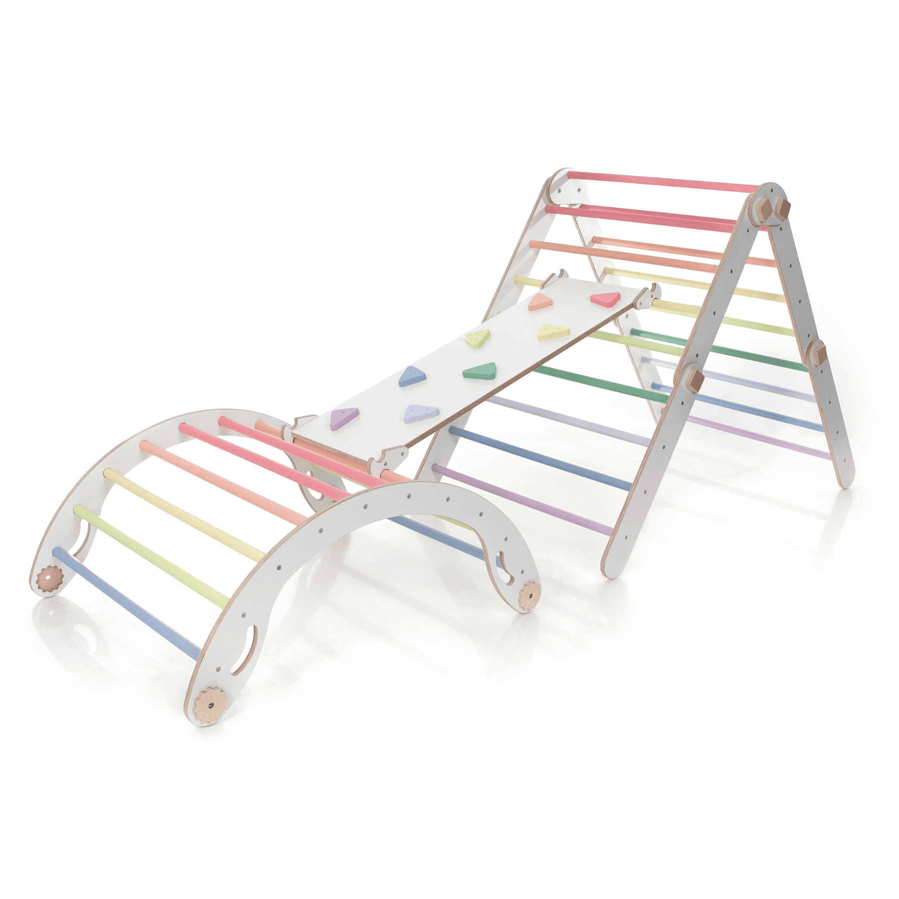 Pikler Dreieck Kletterdreieck Pastell – Klappbar
