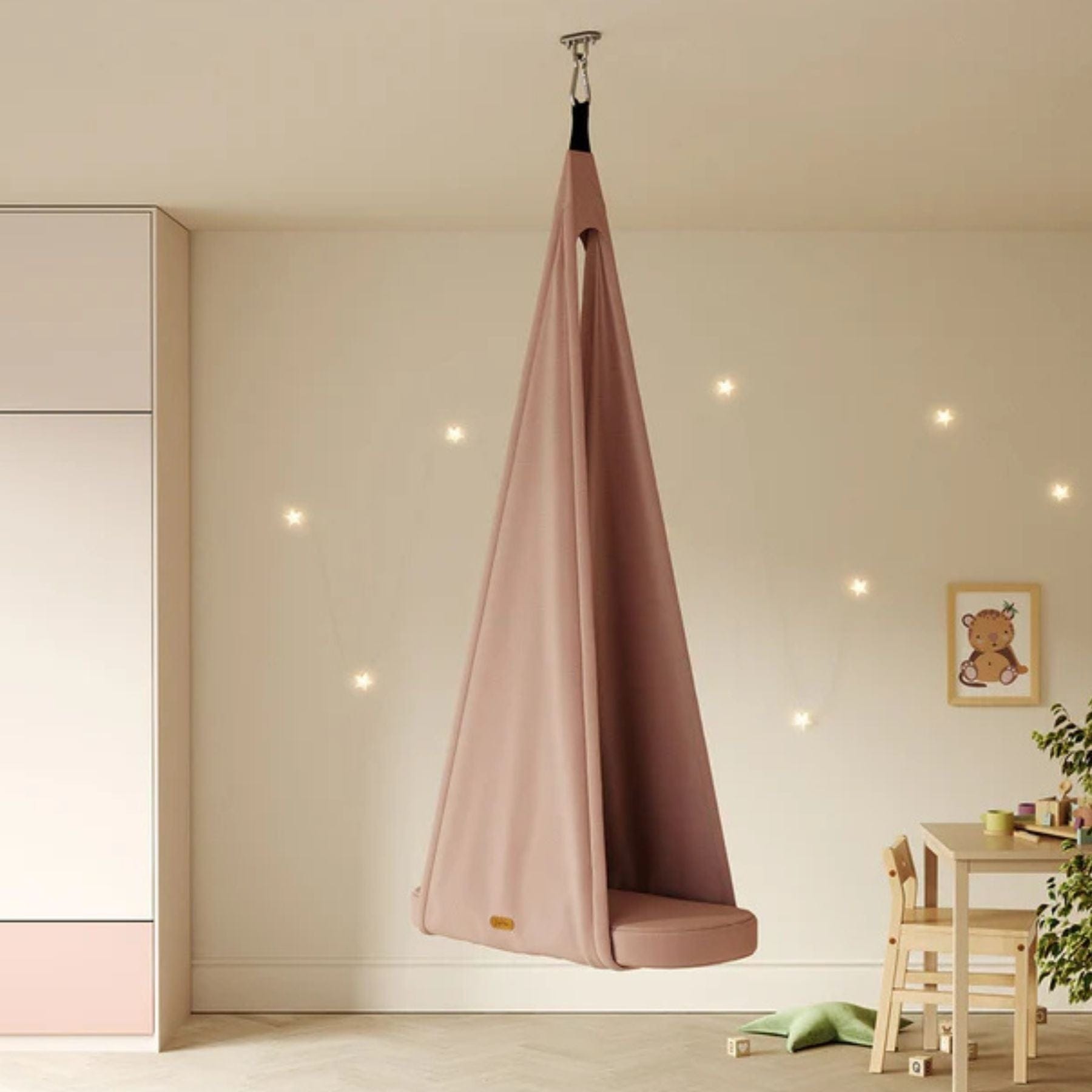 Play & Chill Schaukel – Indoor Stoff-Kinderschaukel Jupiduu