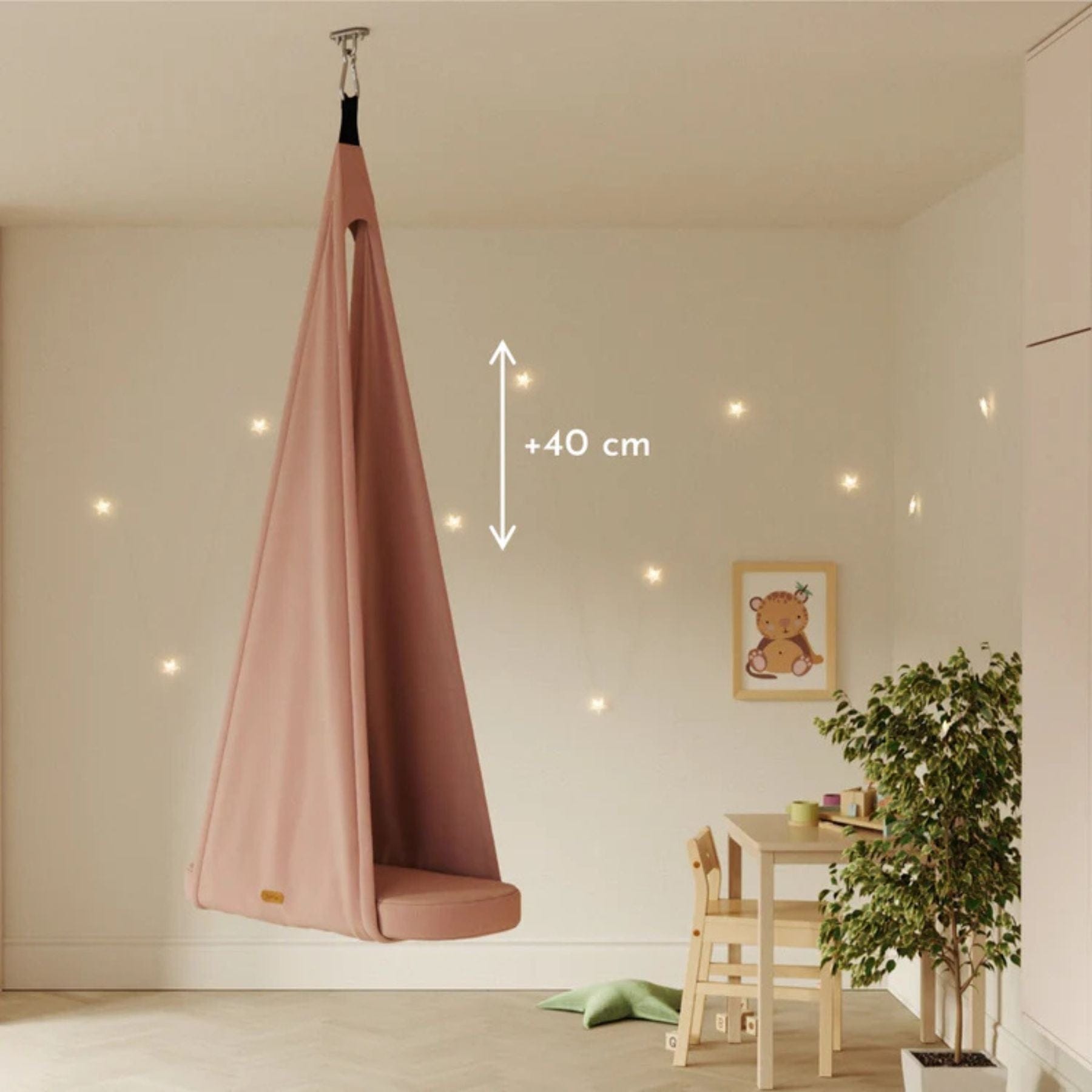 Play & Chill Schaukel – Indoor Stoff-Kinderschaukel Jupiduu