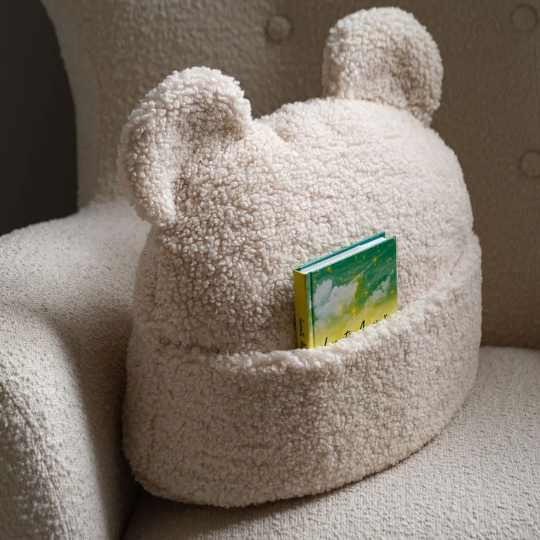 Kissen mit Tasche aus Teddy Polster I wigiwama - LeoBabys