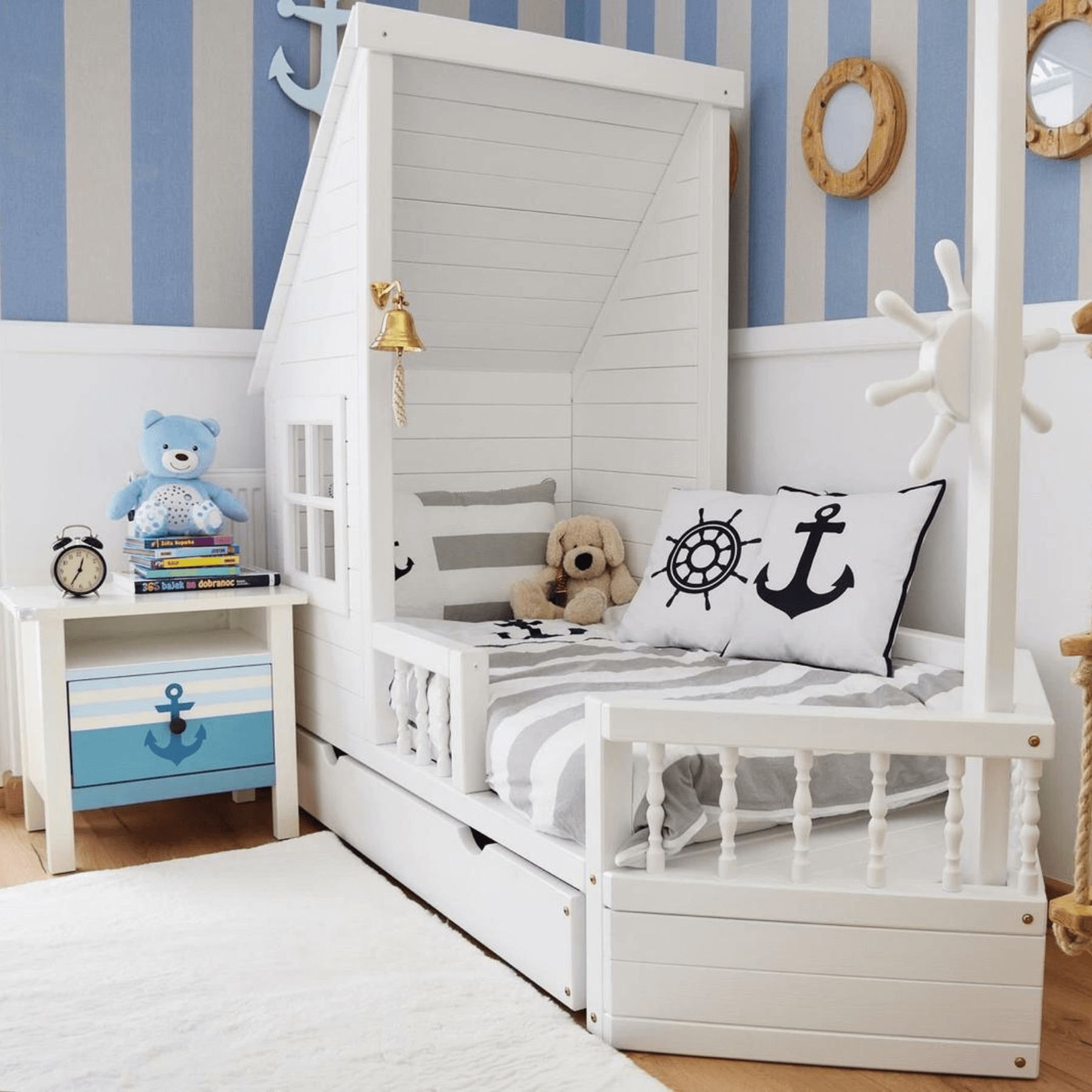 Kinderbett Hausbett Schiffbett - LeoBabys