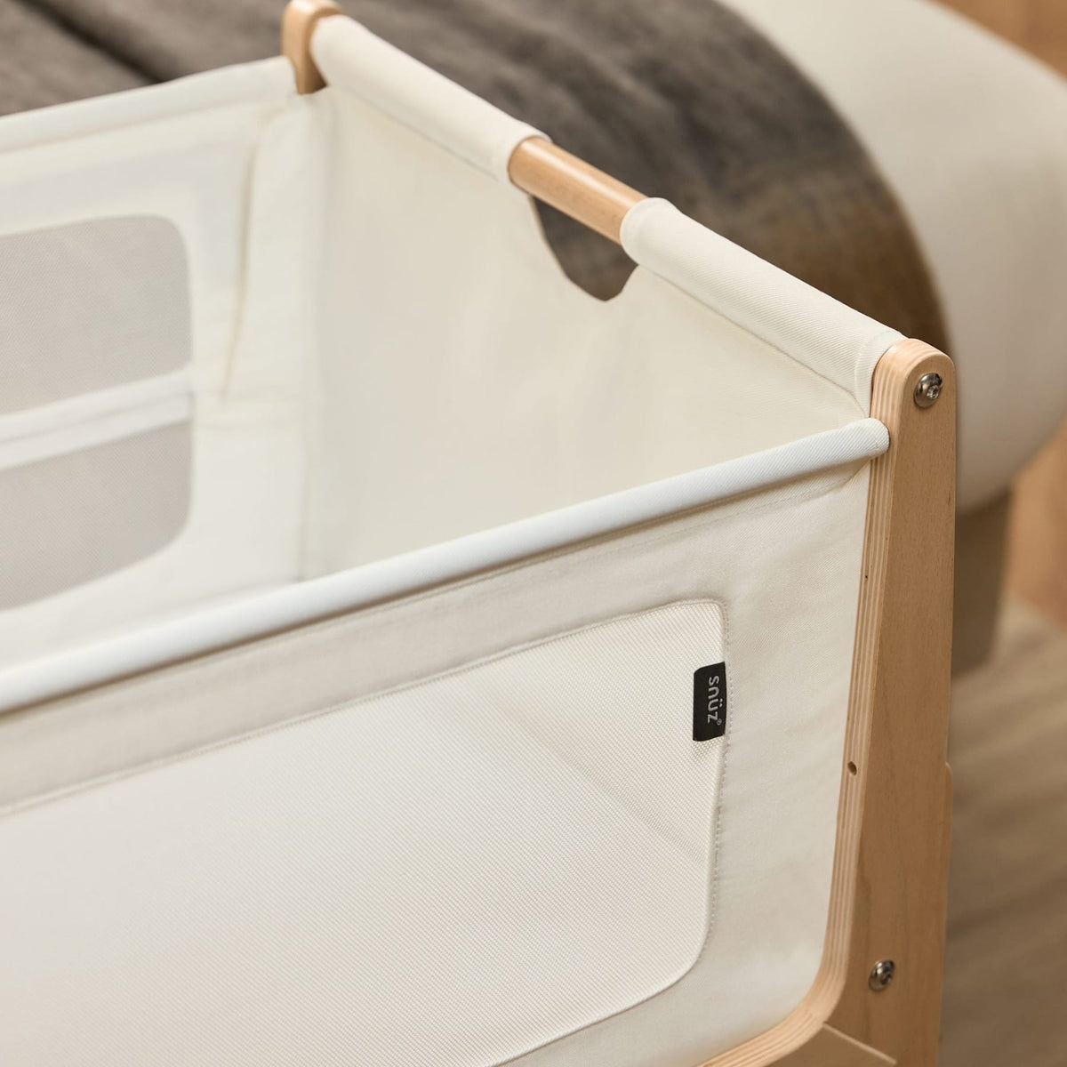 Beistellbetten Snüz SnüzPod5 Beistellbett Natural mit Matratze, Liegefläche 80 × 44 cm