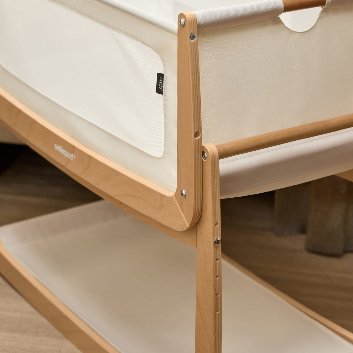 Beistellbetten Snüz SnüzPod5 Beistellbett Natural mit Matratze, Liegefläche 80 × 44 cm