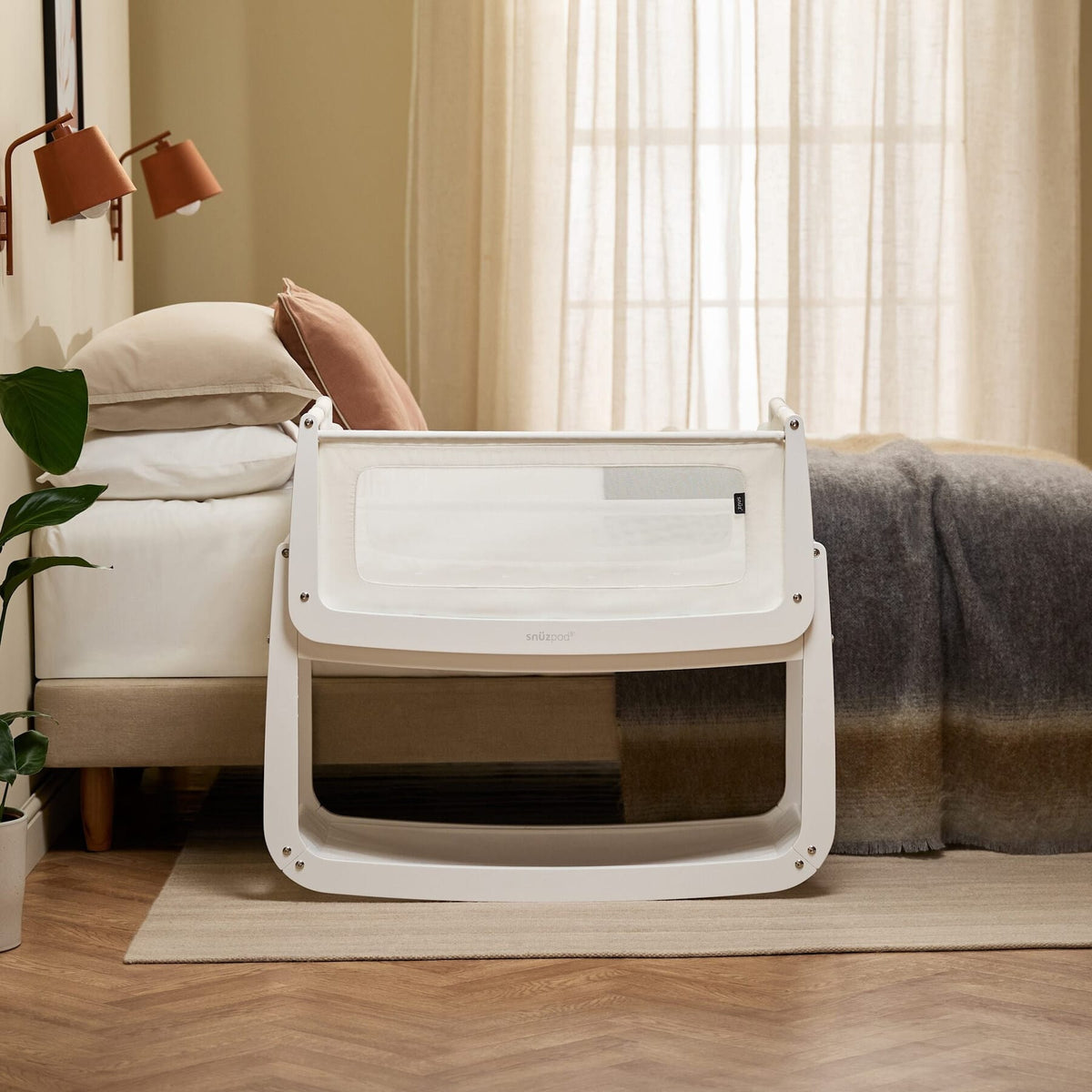 Beistellbetten Snüz SnüzPod5 Beistellbett White mit Matratze, Liegefläche 80 × 44 cm