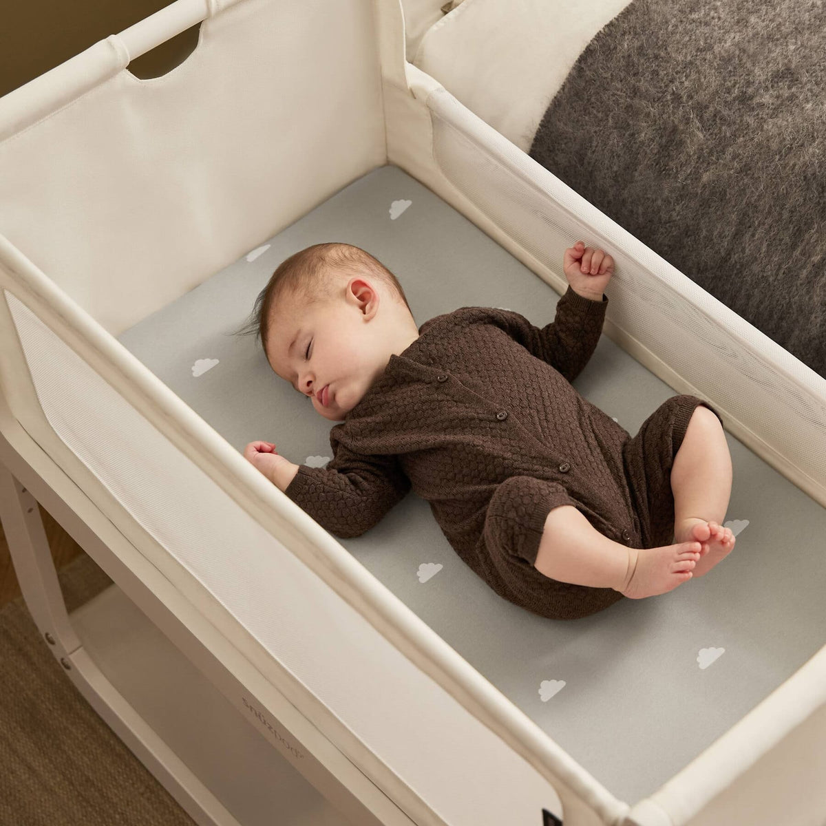 Beistellbetten Snüz SnüzPod5 Beistellbett White mit Matratze, Liegefläche 80 × 44 cm