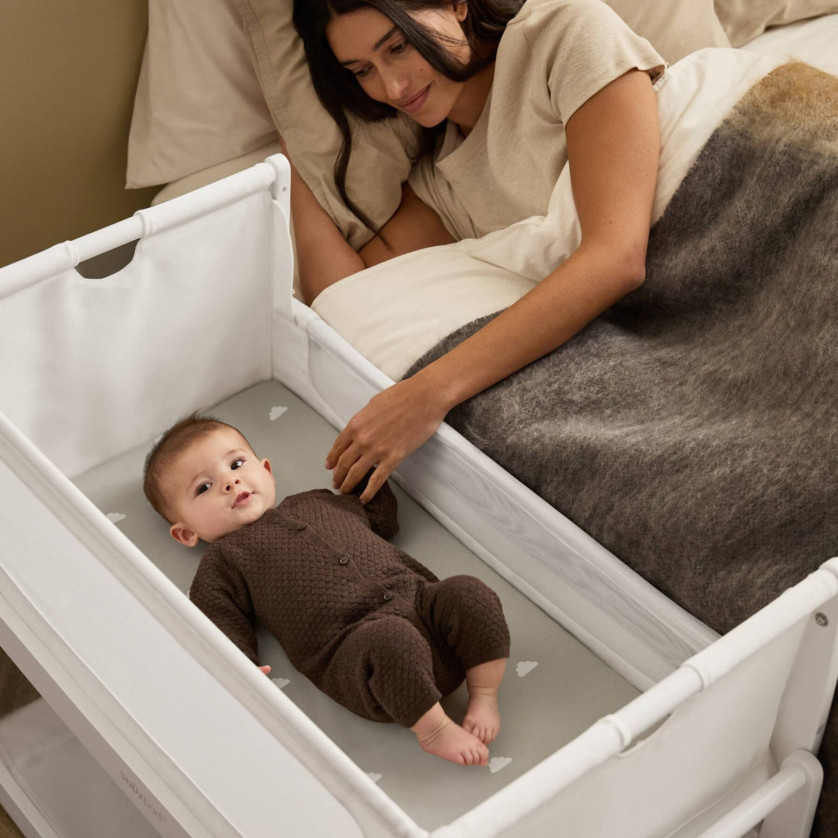 Beistellbetten Snüz SnüzPod5 Beistellbett White mit Matratze, Liegefläche 80 × 44 cm
